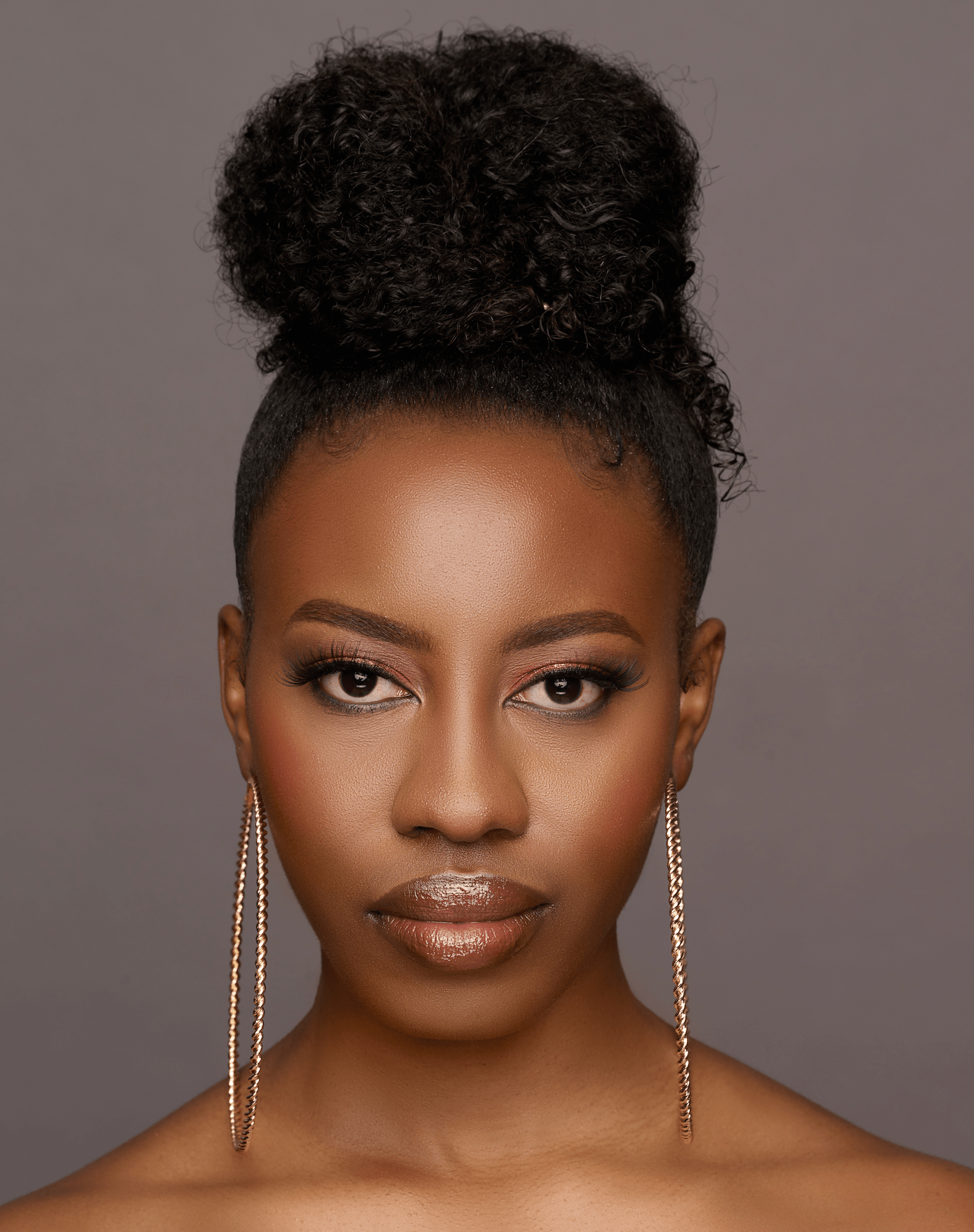 Big Oversized 12CM Chunky Round Statement Hoop Earrings - Fatisha Boutique
