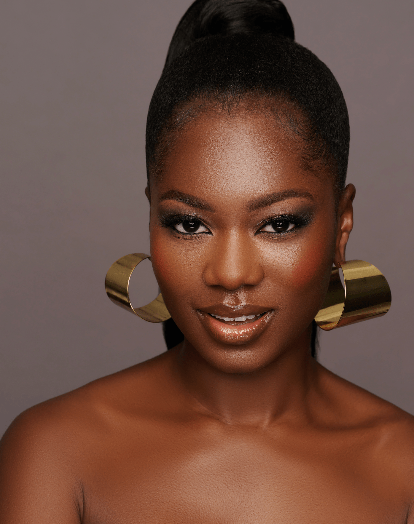 Big Statement Alloy Hoop Earrings - Fatisha Boutique