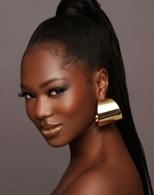 Big Statement Alloy Hoop Earrings - Fatisha Boutique