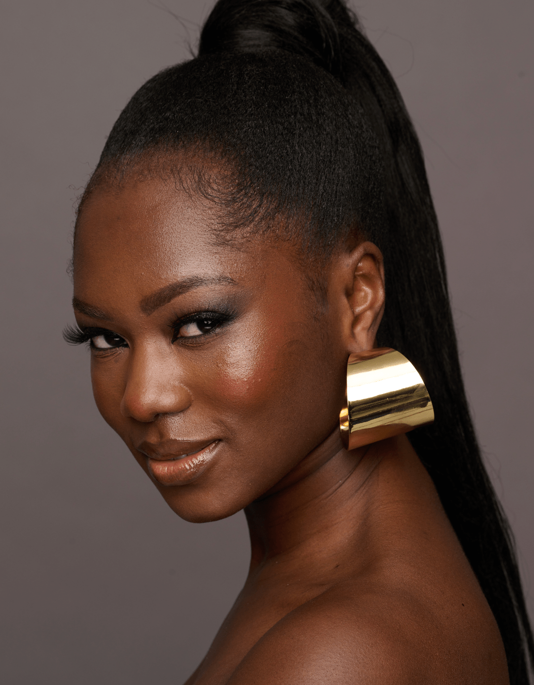 Big Statement Alloy Hoop Earrings - Fatisha Boutique