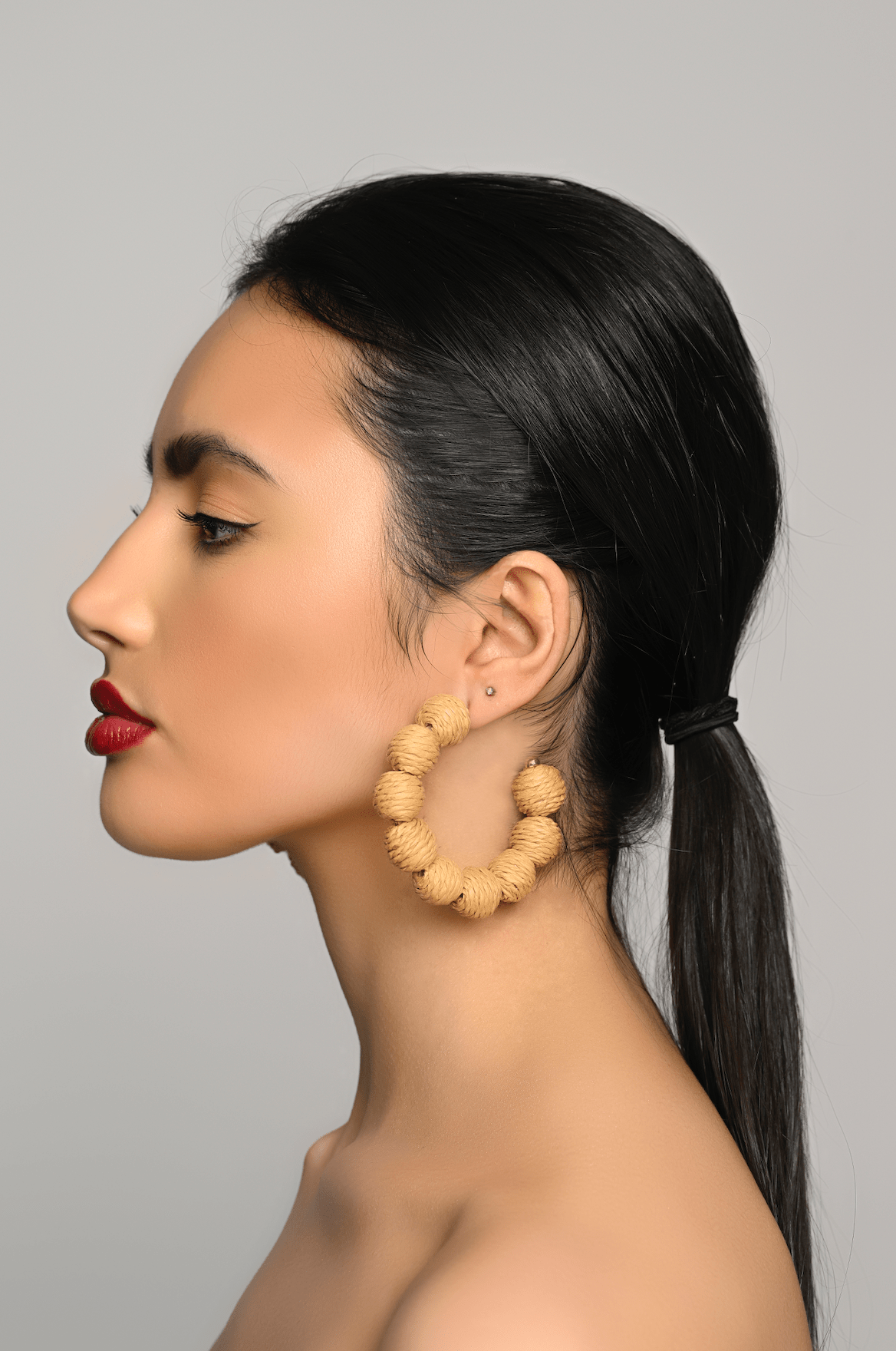 Bohemian Beaded Rattan Statement Earrings - Fatisha Boutique
