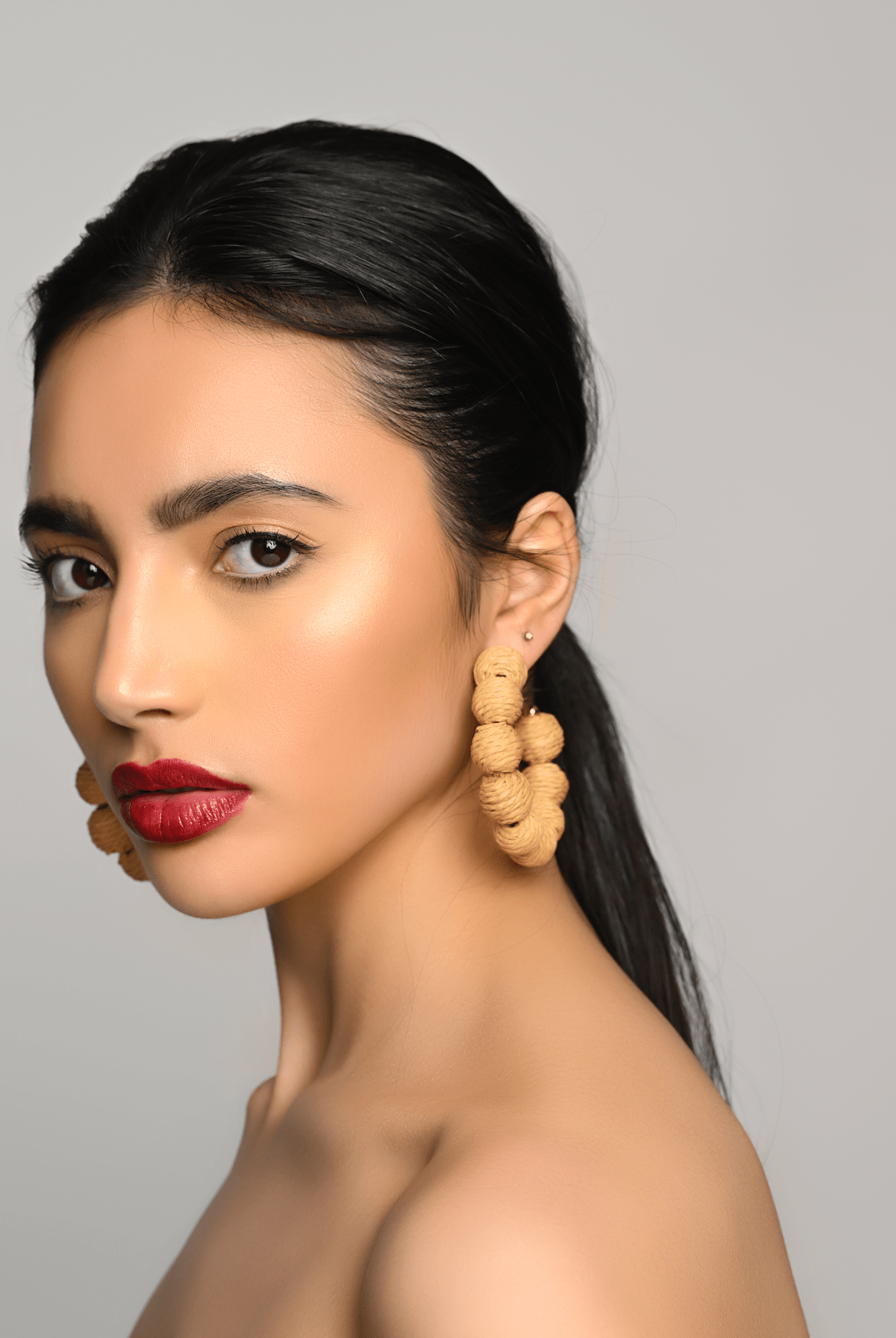 Bohemian Beaded Rattan Statement Earrings - Fatisha Boutique