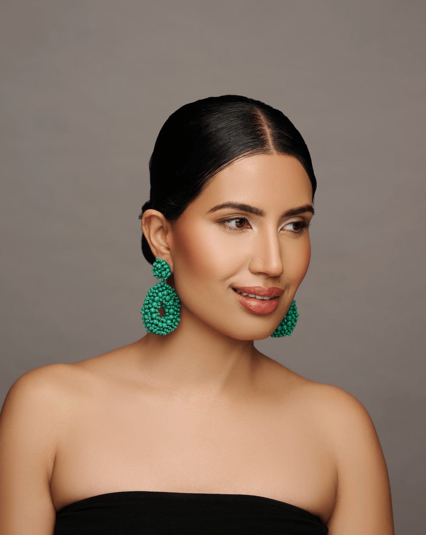 Bohemian Beaded Statement Dangle Stud Earrings - Fatisha Boutique