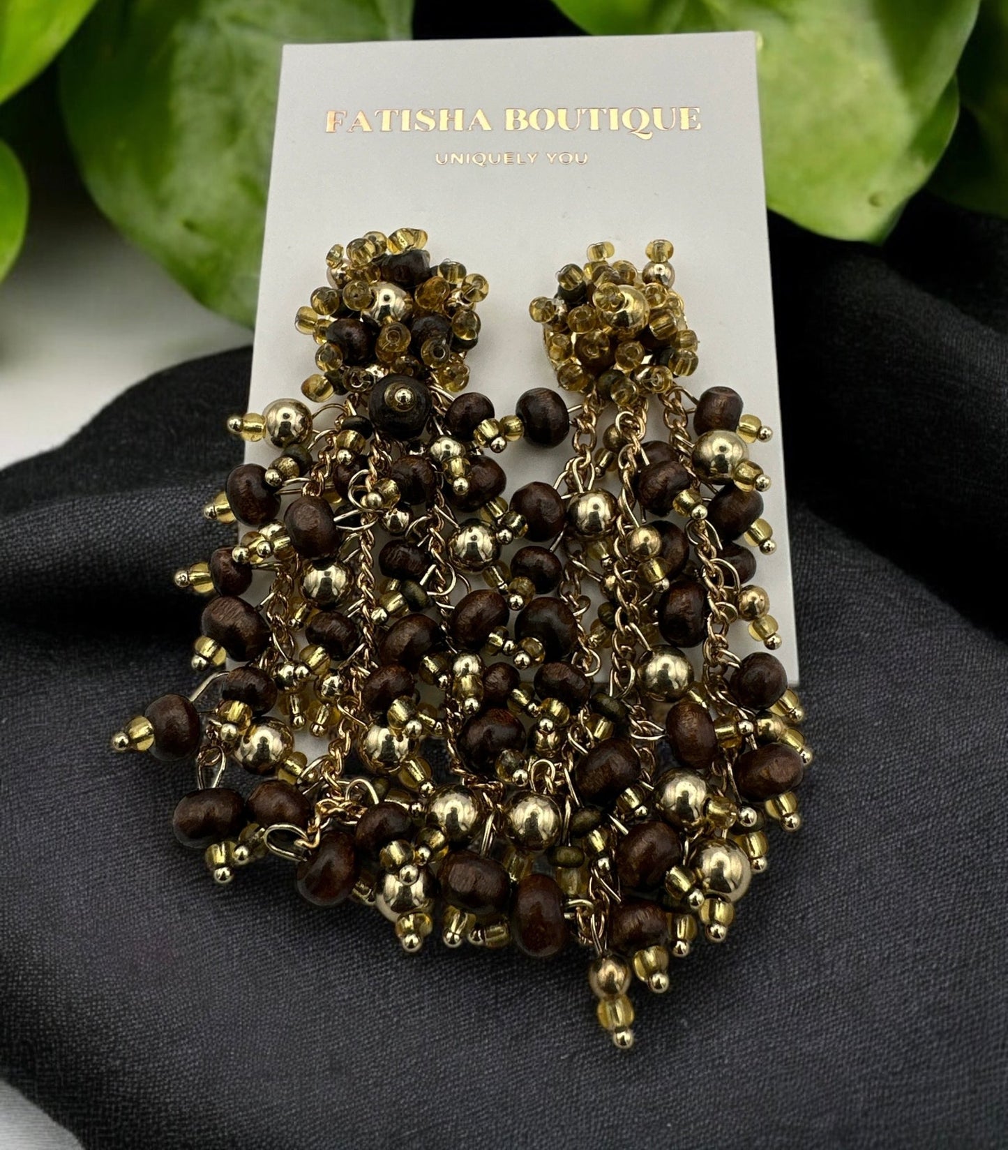 Bohemian Beaded Tassel Earrings - Fatisha Boutique