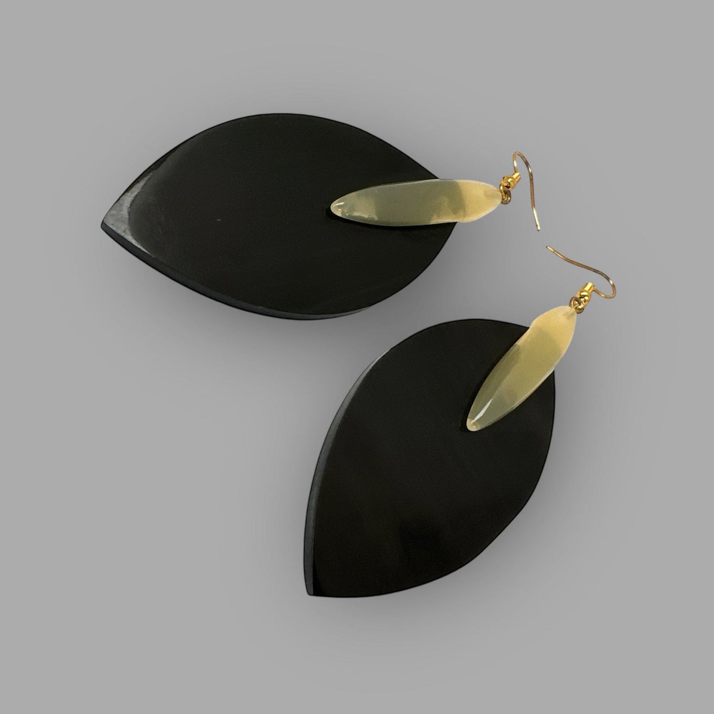 Bohemian Ethnic Natural Buffalo Horn Teardrop Earrings - Fatisha Boutique