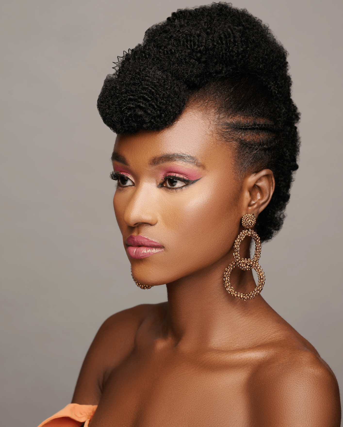 Bohemian Gold Beaded Dangle Earrings - Fatisha Boutique