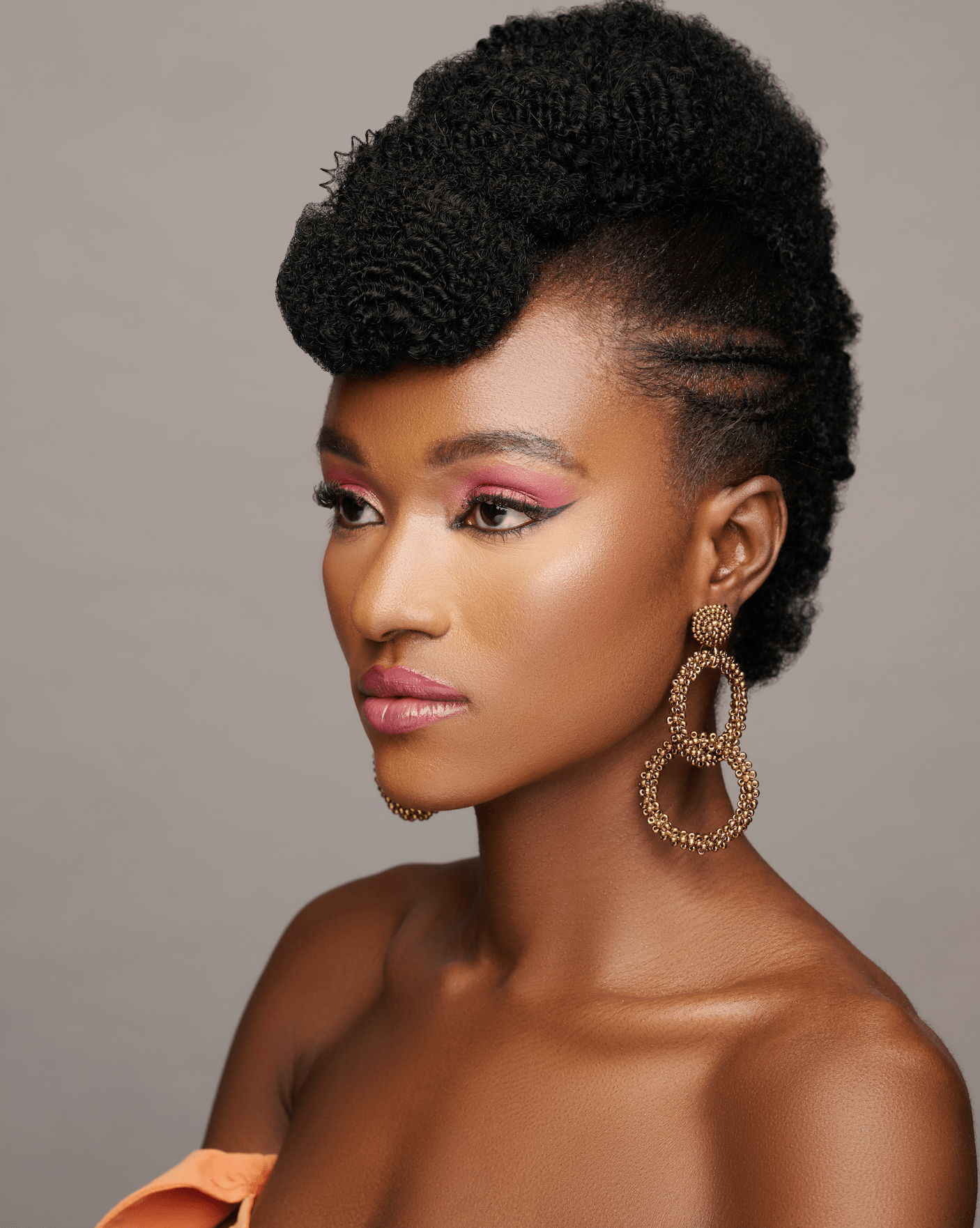 Bohemian Gold Beaded Dangle Earrings - Fatisha Boutique