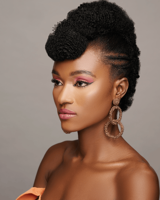 Bohemian Gold Beaded Dangle Earrings - Fatisha Boutique