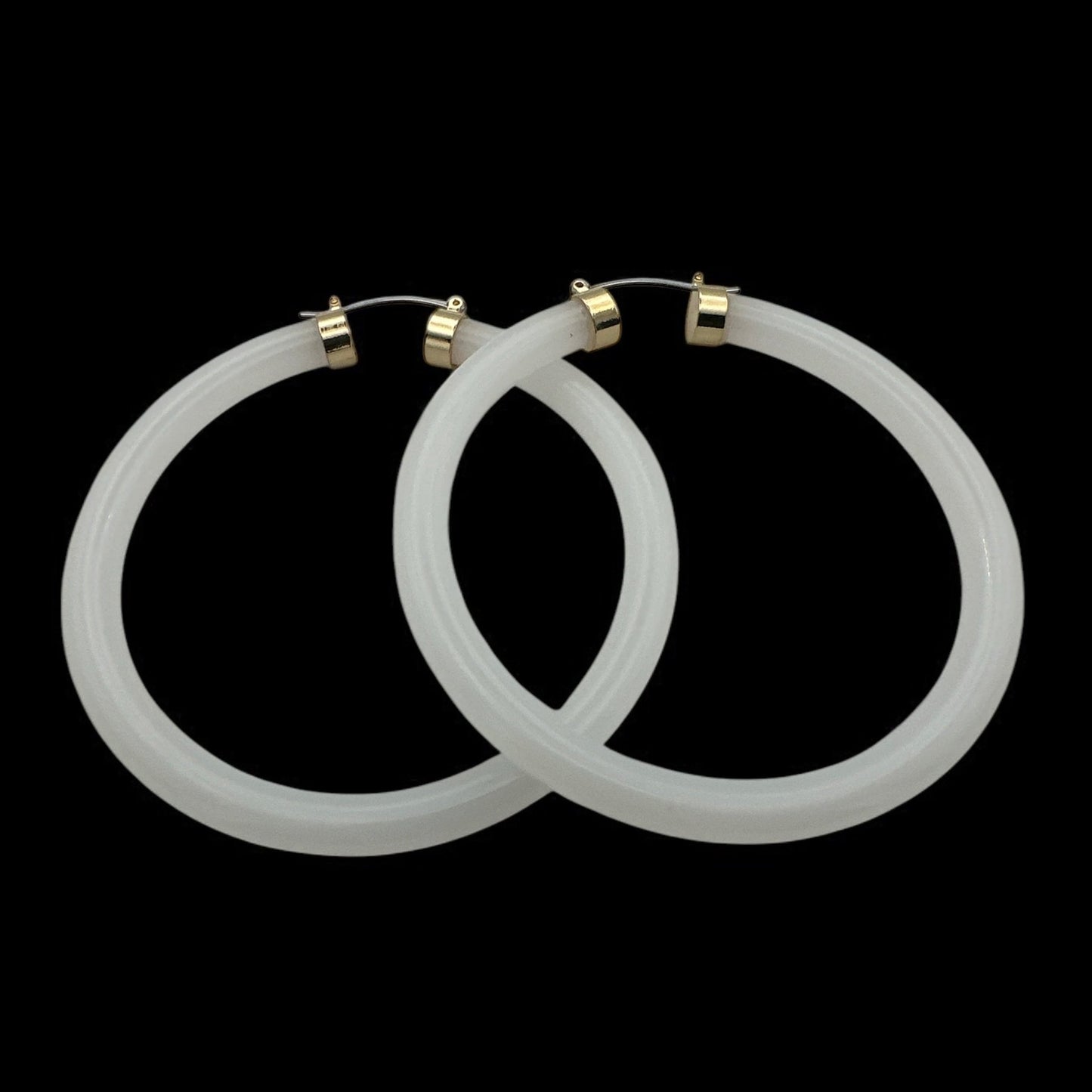 Bohemian Trendy 8cm Colorful Hoop Earrings - Fatisha Boutique