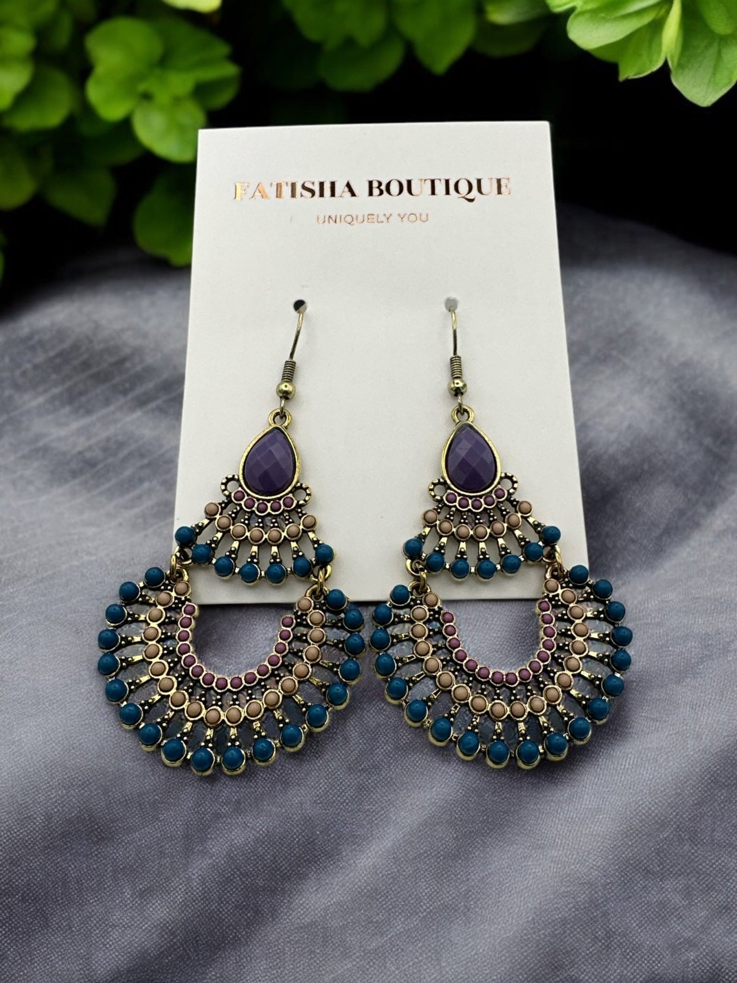 Bohemian Vintage Indian Style Tassel Retro Tribal Dangle Earrings - Fatisha Boutique