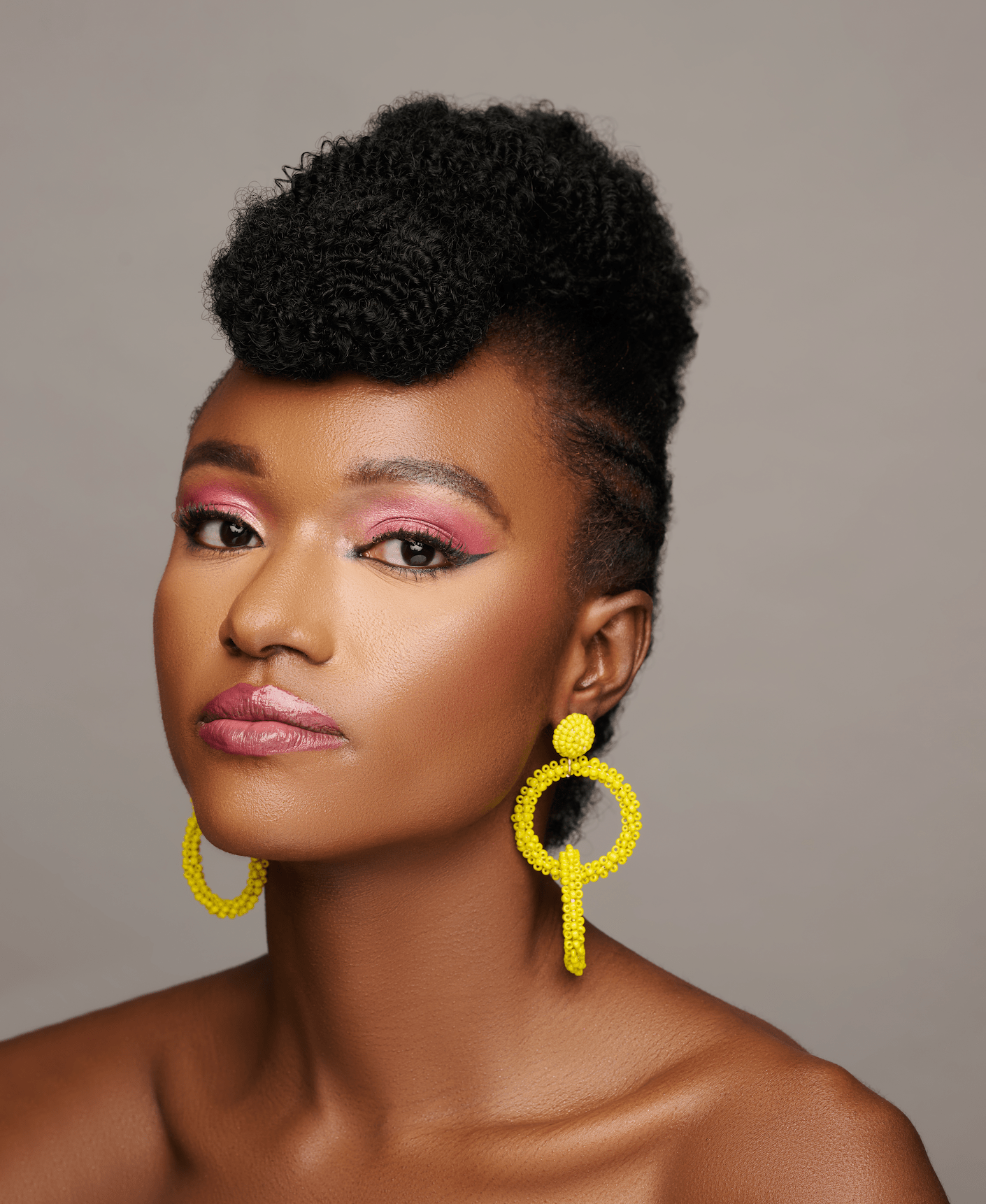 Bohemian Yellow Beaded Dangle Earrings - Fatisha Boutique