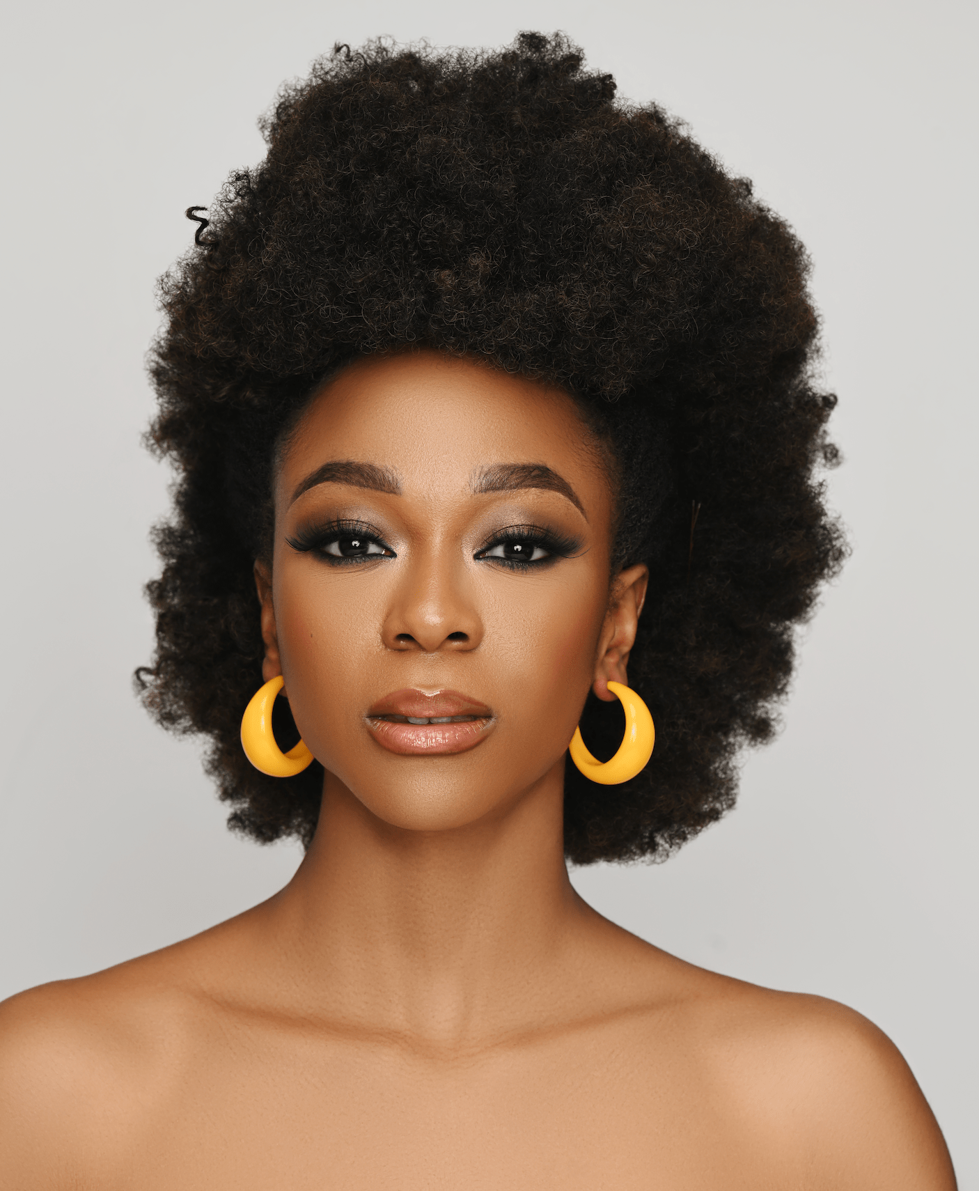 Boho Colourful Retro Acrylic Punk Stud Hoop Earrings - Fatisha Boutique