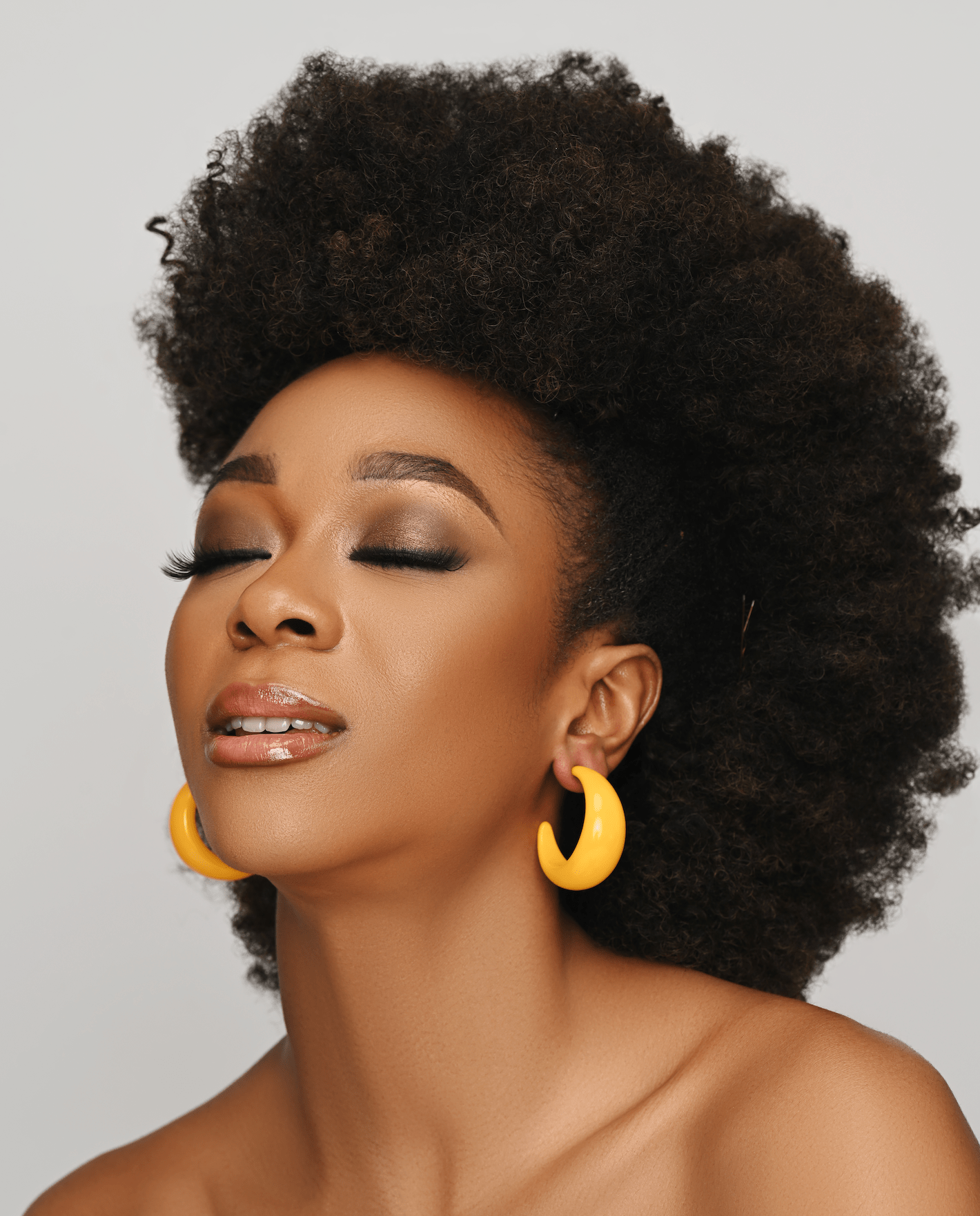 Boho Colourful Retro Acrylic Punk Stud Hoop Earrings - Fatisha Boutique
