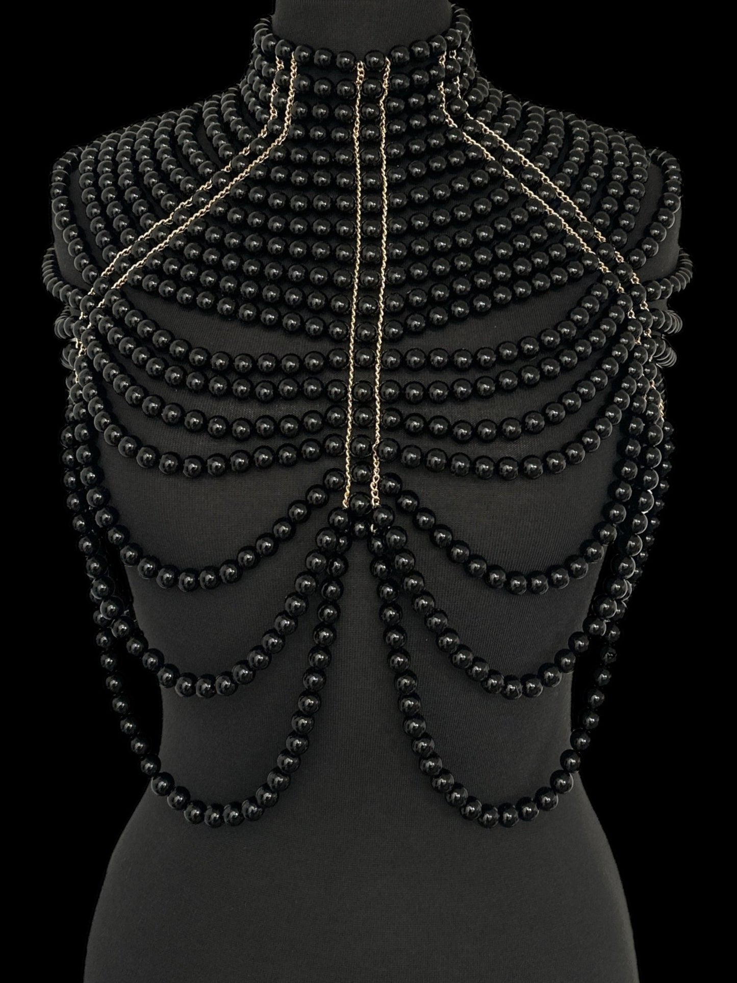 Boho Faux Pearls Statement Tassel Body Jewellery – Luxury & Bold Elegance - Fatisha Boutique