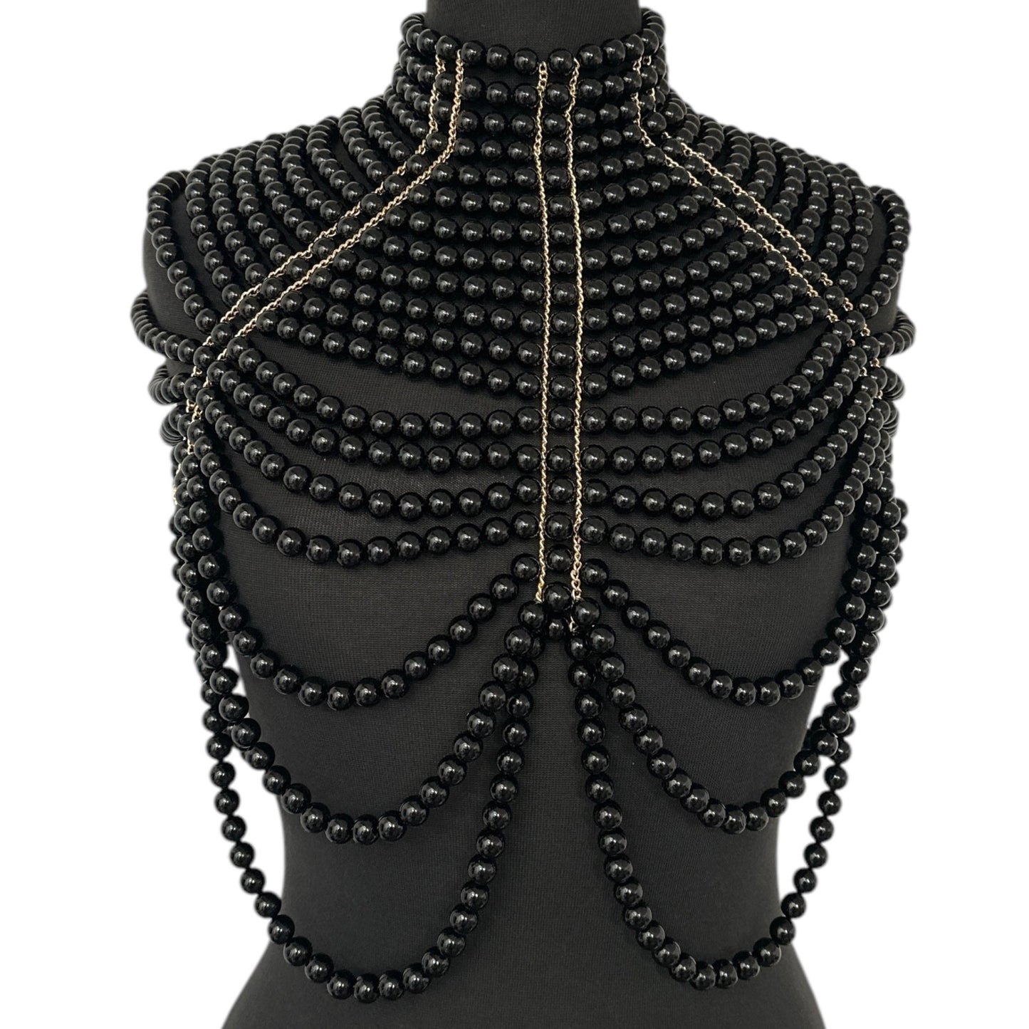 Boho Faux Pearls Statement Tassel Body Jewellery – Luxury & Bold Elegance - Fatisha Boutique
