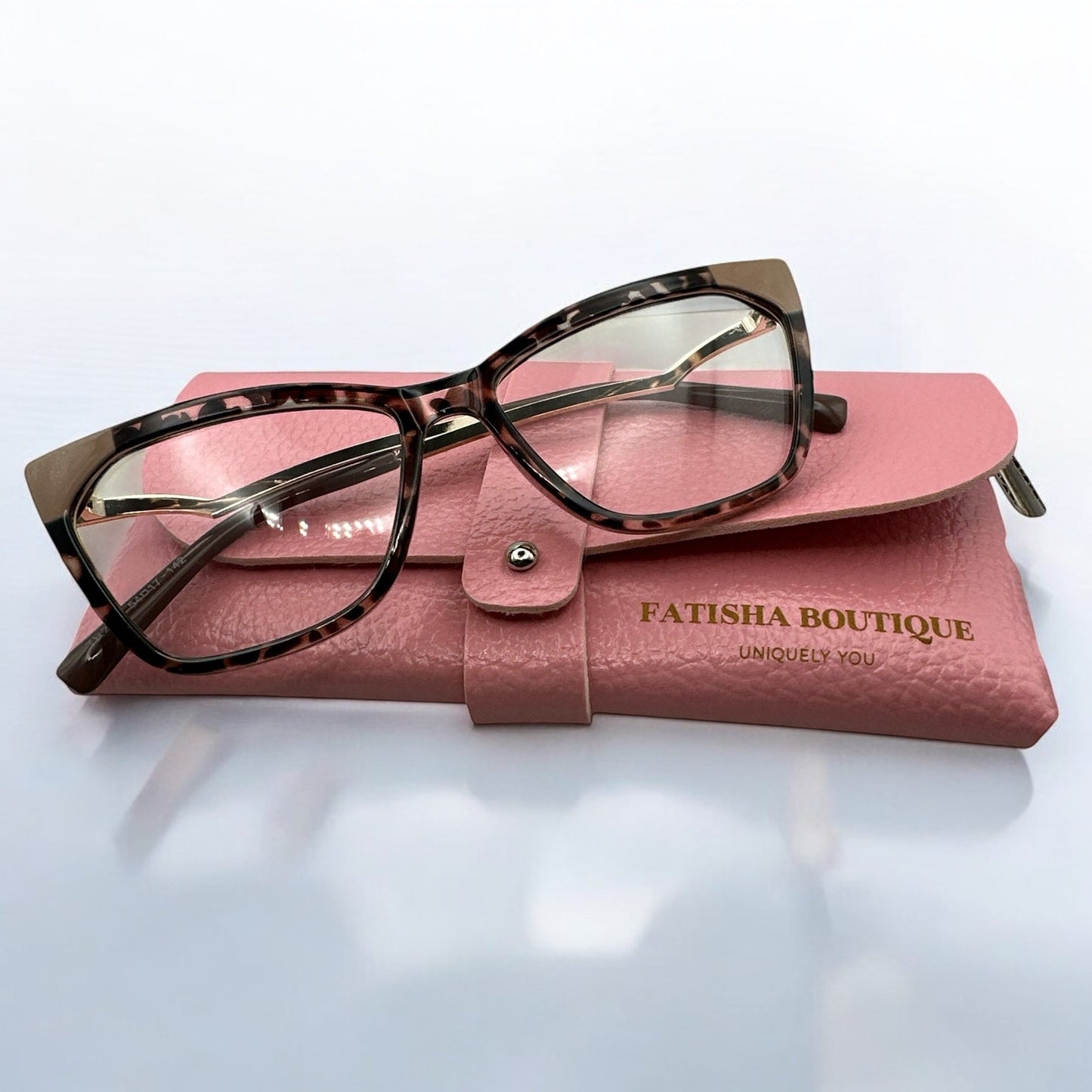 Bold Cat - Eye Glasses – UV400 & Anti - Reflective - Fatisha Boutique