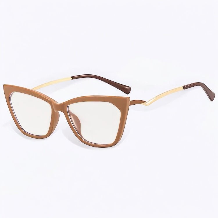 Bold Cat - Eye Glasses – UV400 & Anti - Reflective - Fatisha Boutique