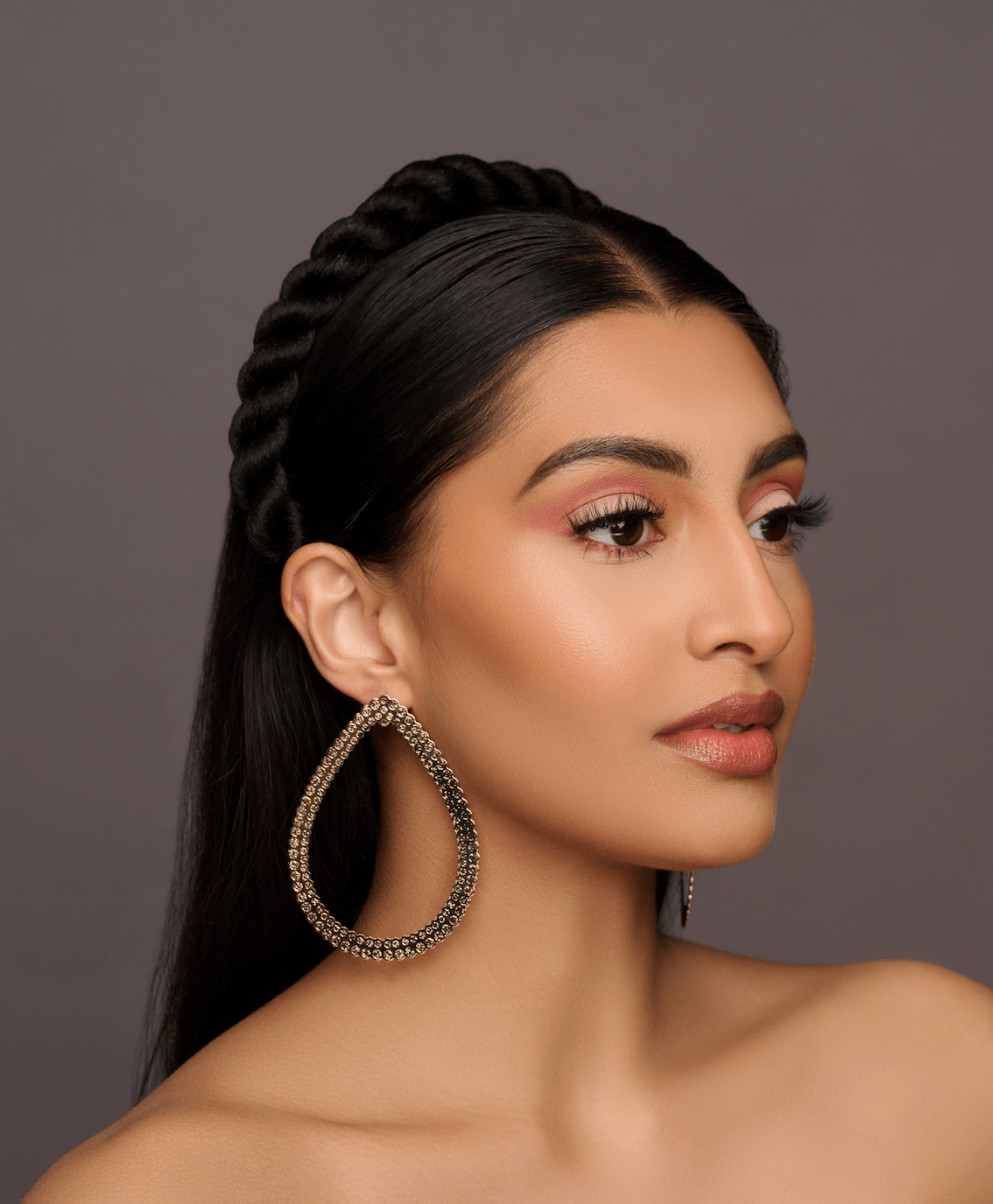 Bold & Elegant Lightweight Teardrop Statement Drop Earrings - Fatisha Boutique