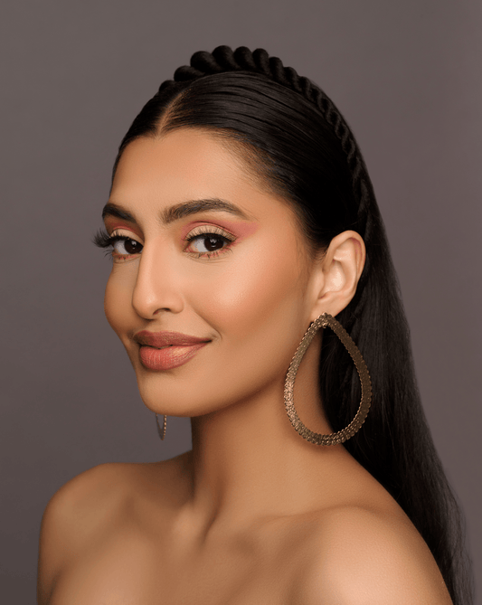 Bold & Elegant Lightweight Teardrop Statement Drop Earrings - Fatisha Boutique