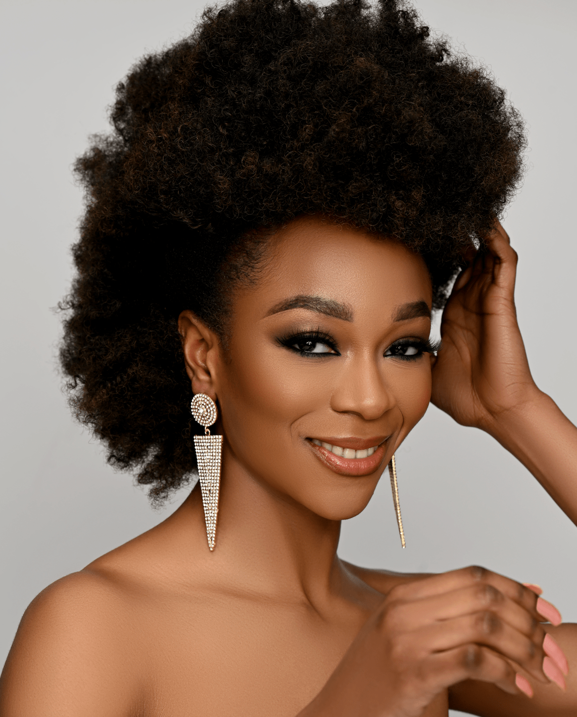 Bold Geometric Dangle Earrings – Statement Earrings with Textured Design - Fatisha Boutique