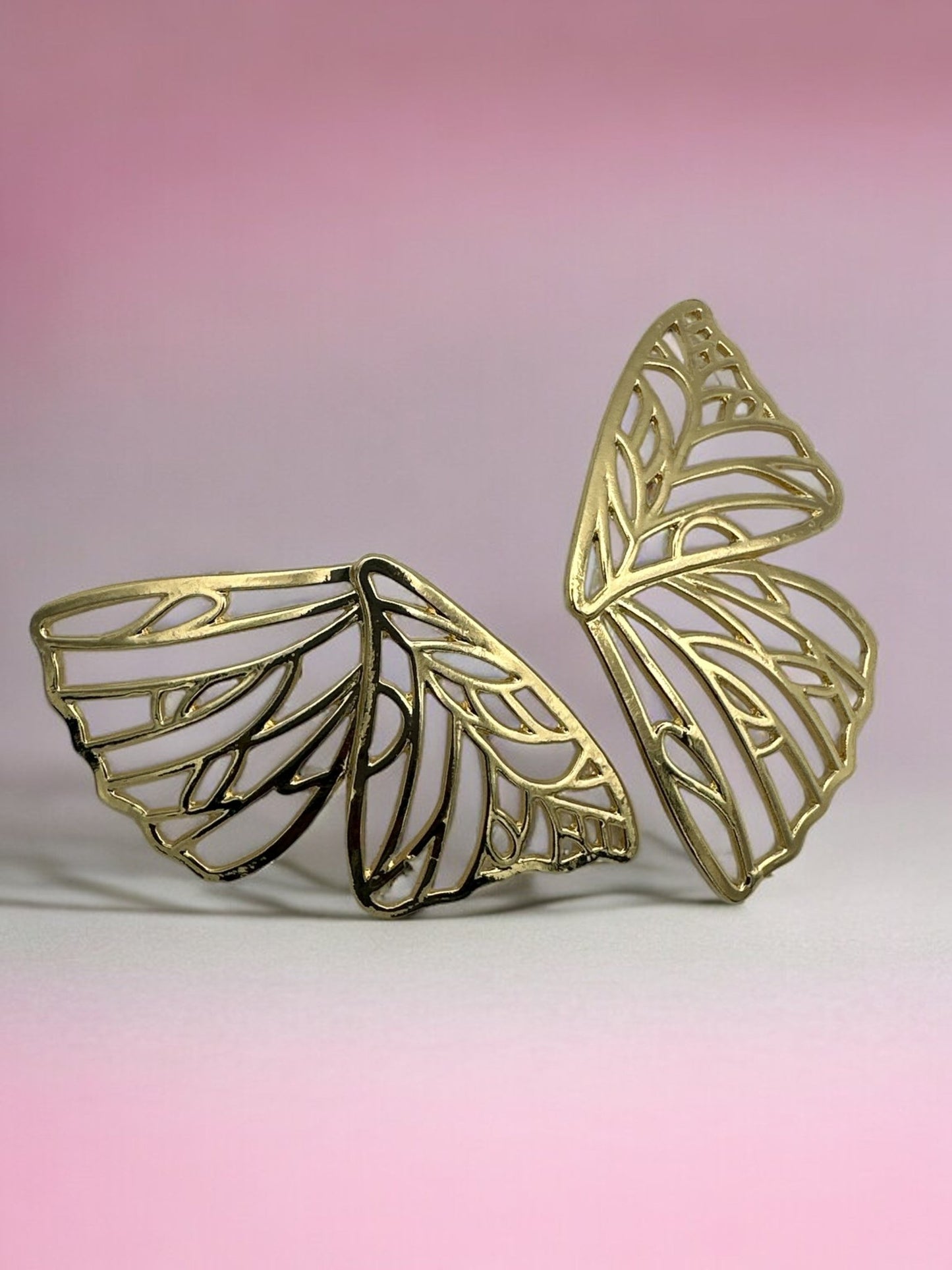 Butterfly Wings Shaped Designed Statement Stud Earrings - Fatisha Boutique