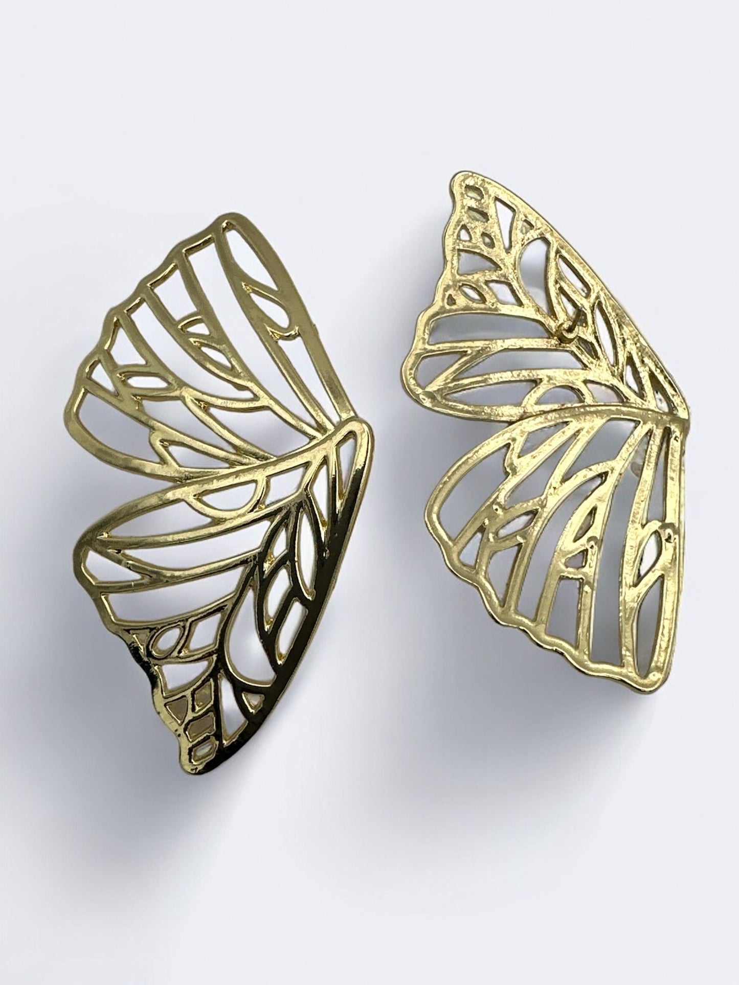 Butterfly Wings Shaped Designed Statement Stud Earrings - Fatisha Boutique