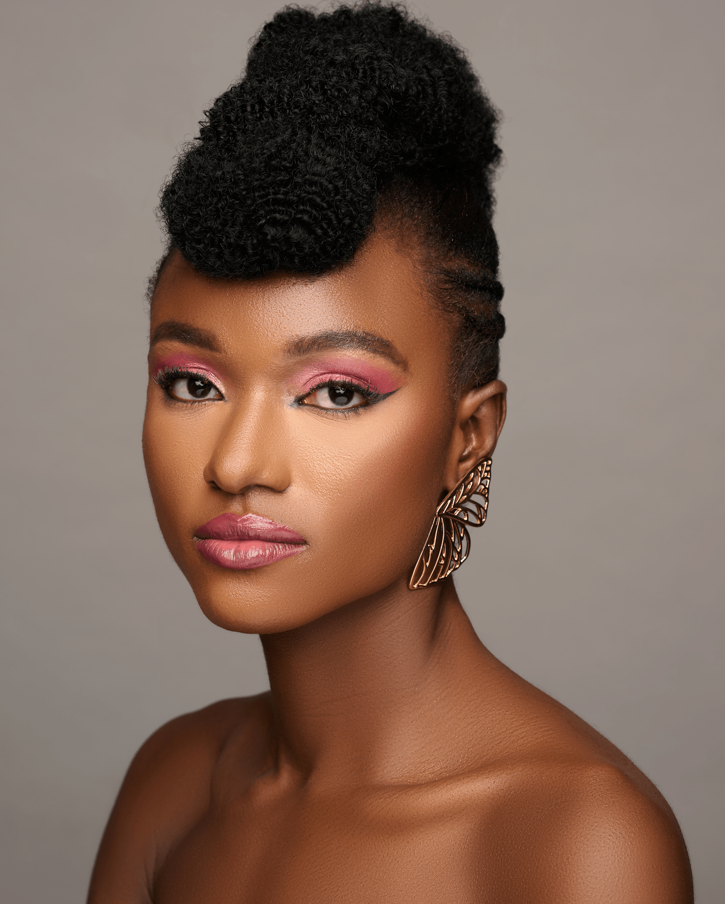 Butterfly Wings Shaped Designed Statement Stud Earrings - Fatisha Boutique