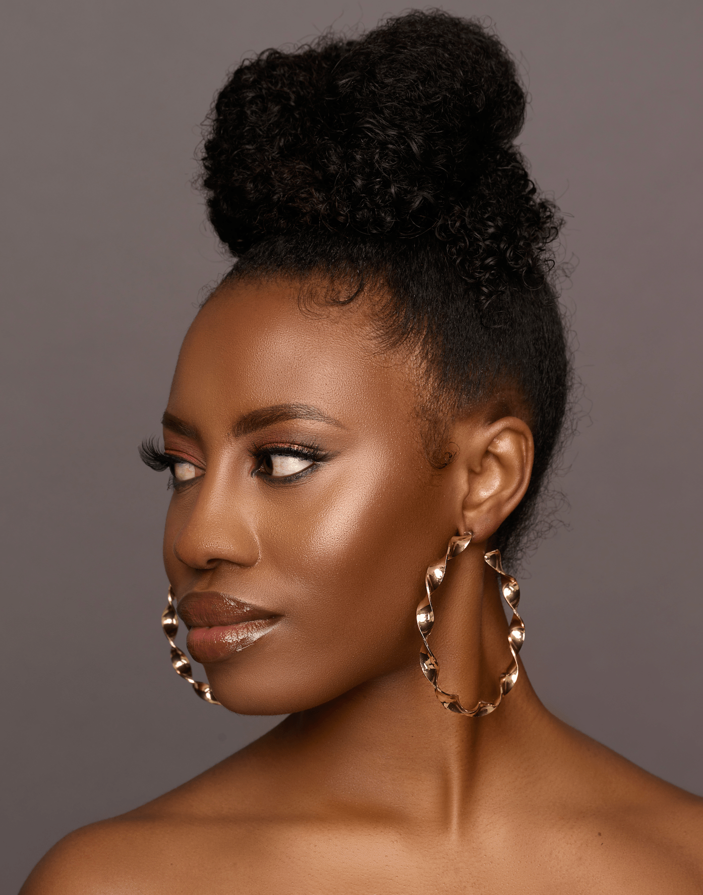 Chunky Statement Hoop Earrings - Fatisha Boutique