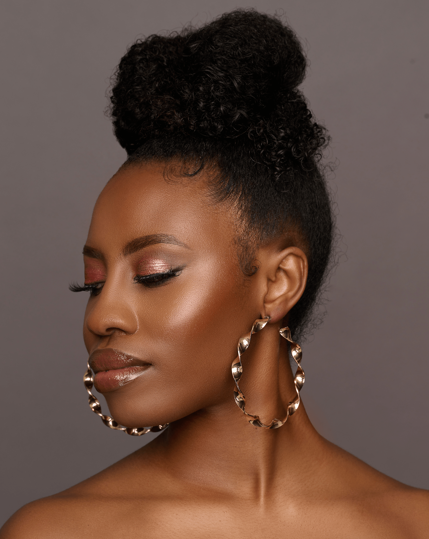 Chunky Statement Hoop Earrings - Fatisha Boutique