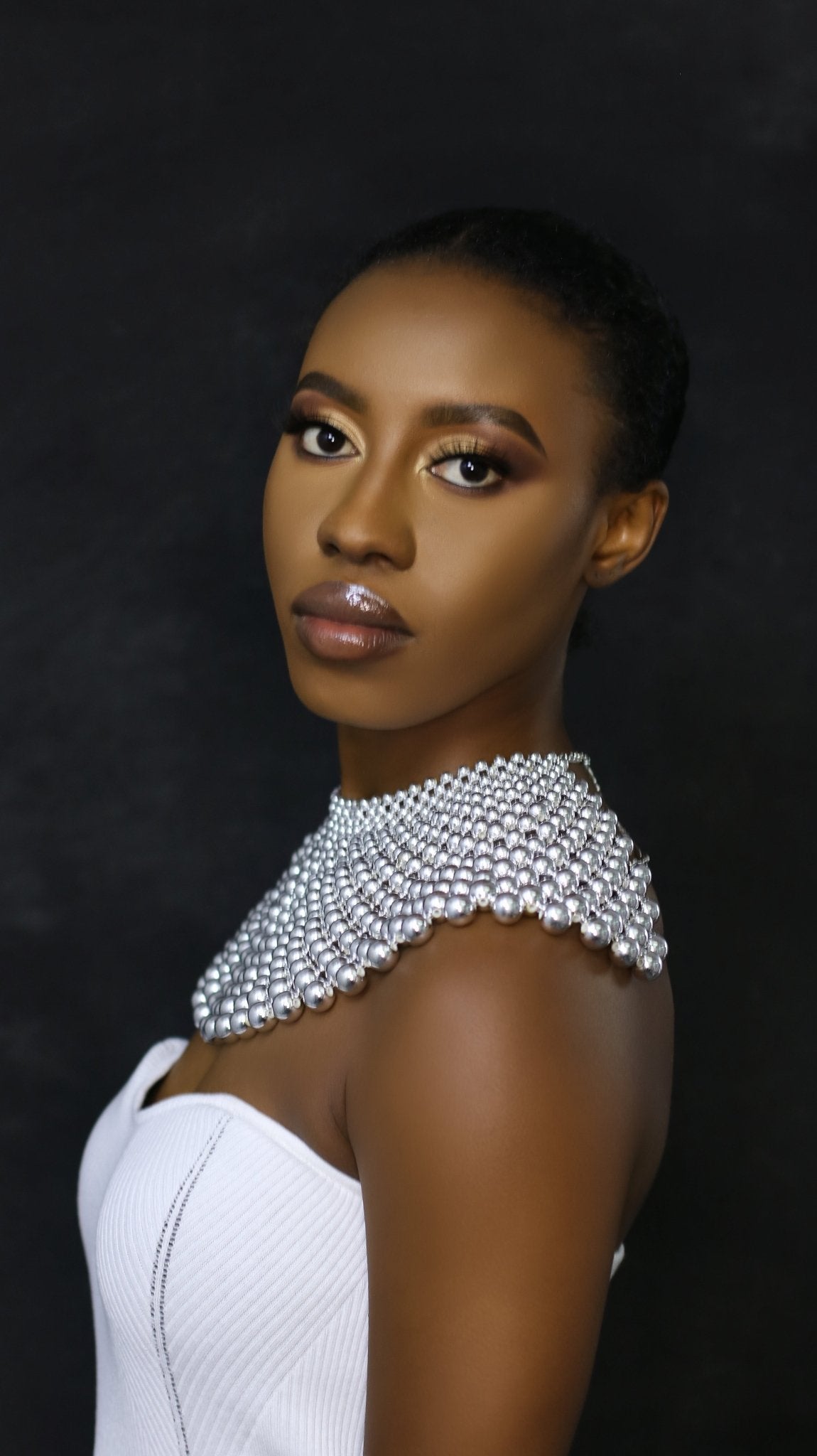Cleopatra Beaded Collar Bib Choker Necklaces - Fatisha Boutique