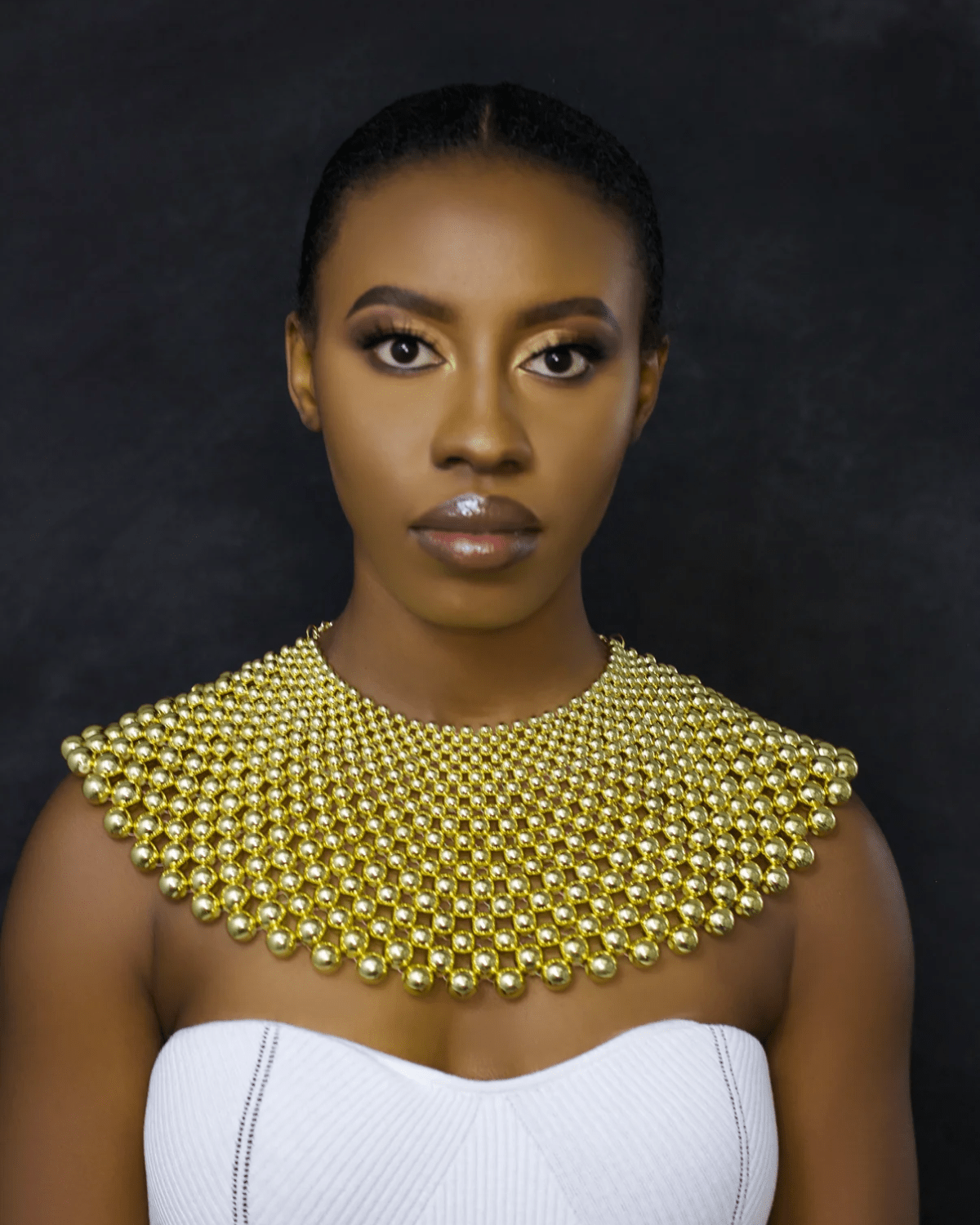 Cleopatra Beaded Collar Bib Choker Necklaces - Fatisha Boutique