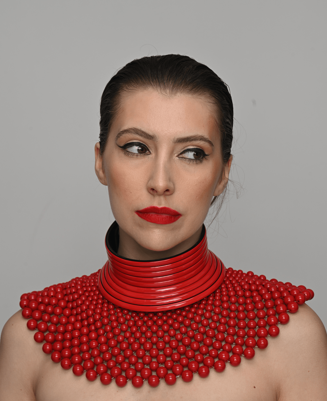 Cleopatra Beaded Collar Bib Choker Necklaces - Fatisha Boutique