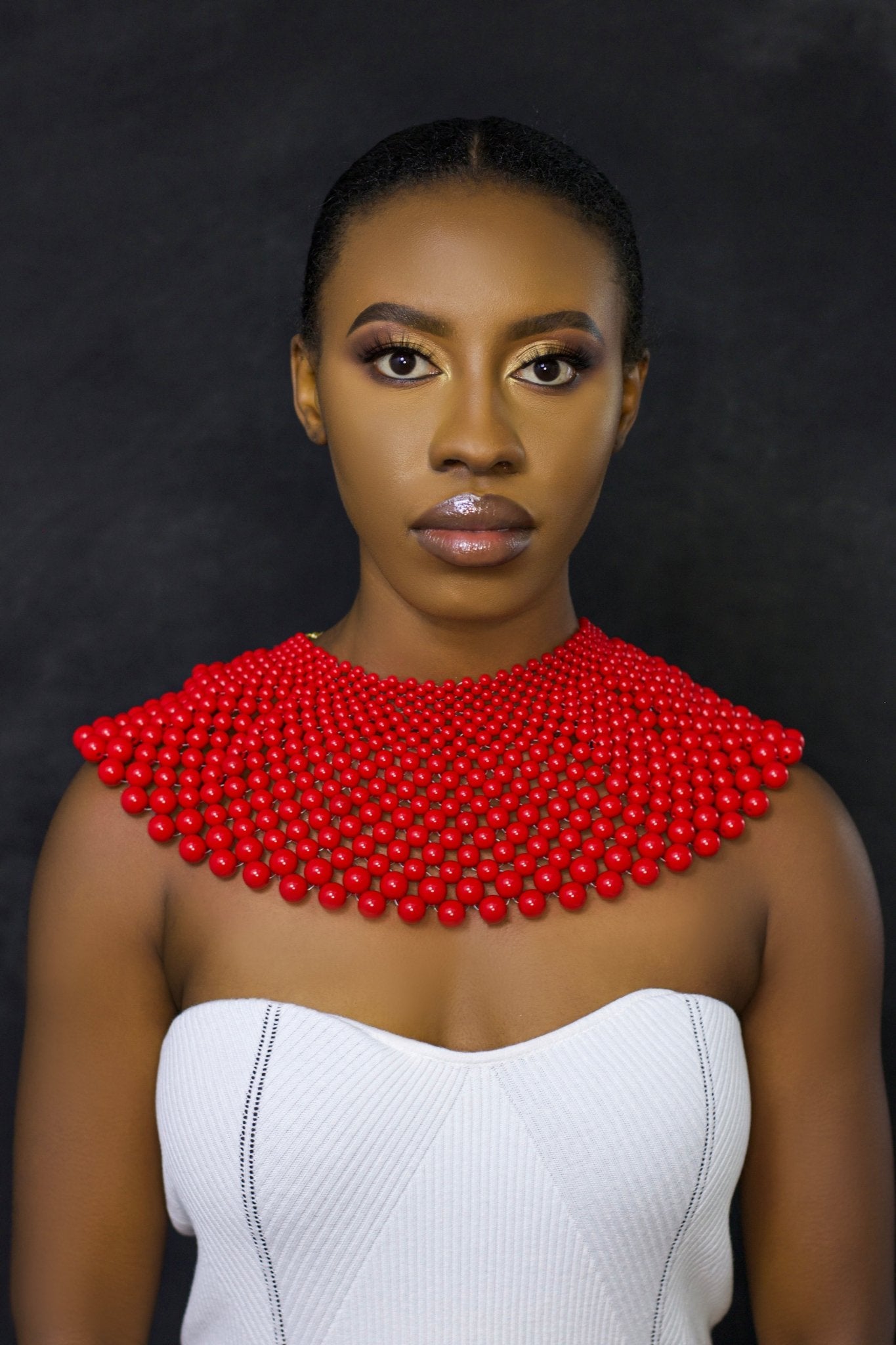 Cleopatra Beaded Collar Bib Choker Necklaces - Fatisha Boutique