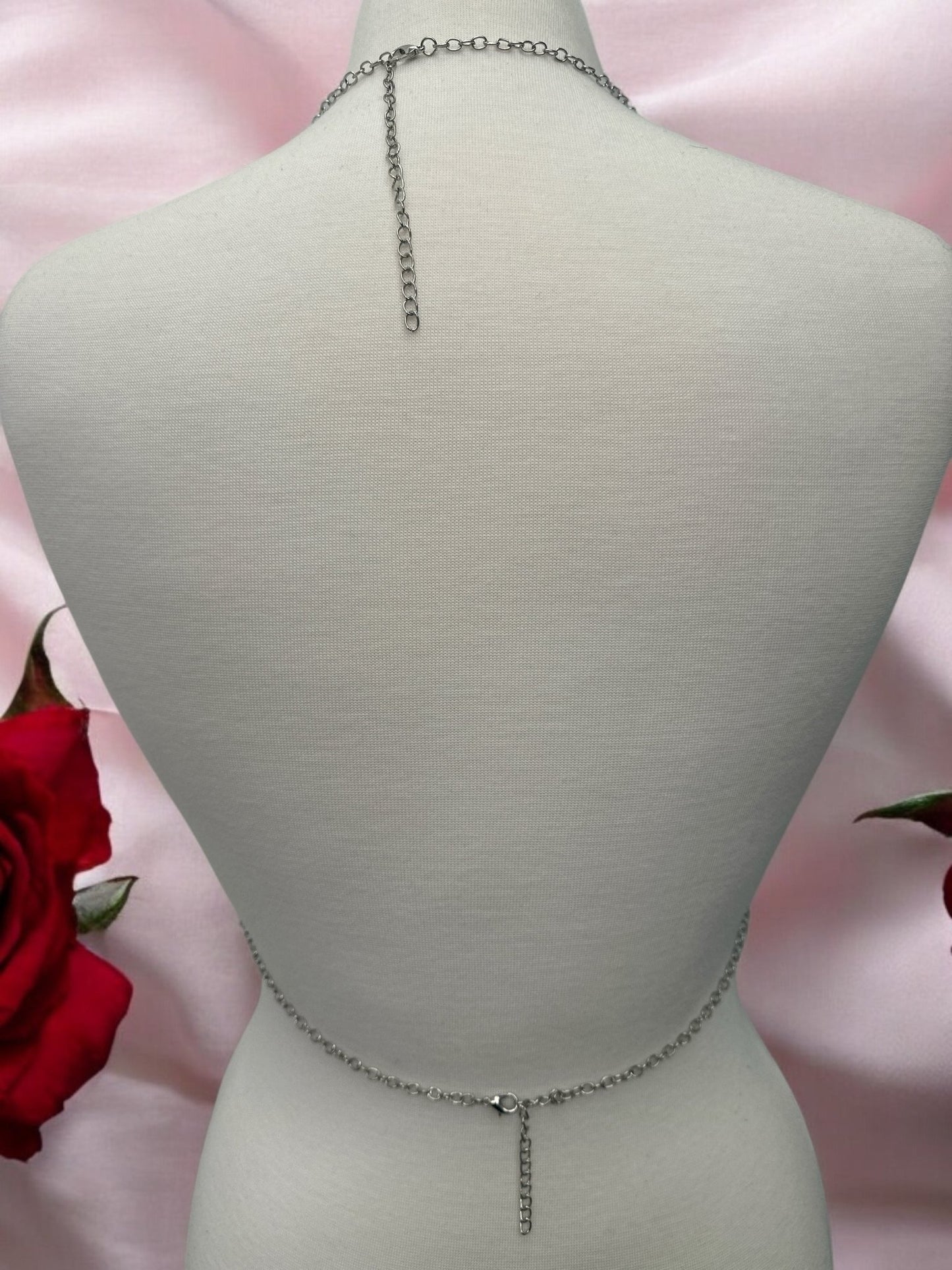 Crystal Chain Bralette / Rhinestone Festival Bra - Fatisha Boutique
