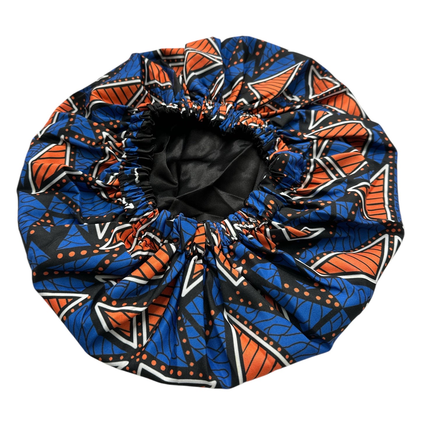 Double Layered Ankara Satin Silk Reversible Bonnet Cap - Fatisha Boutique