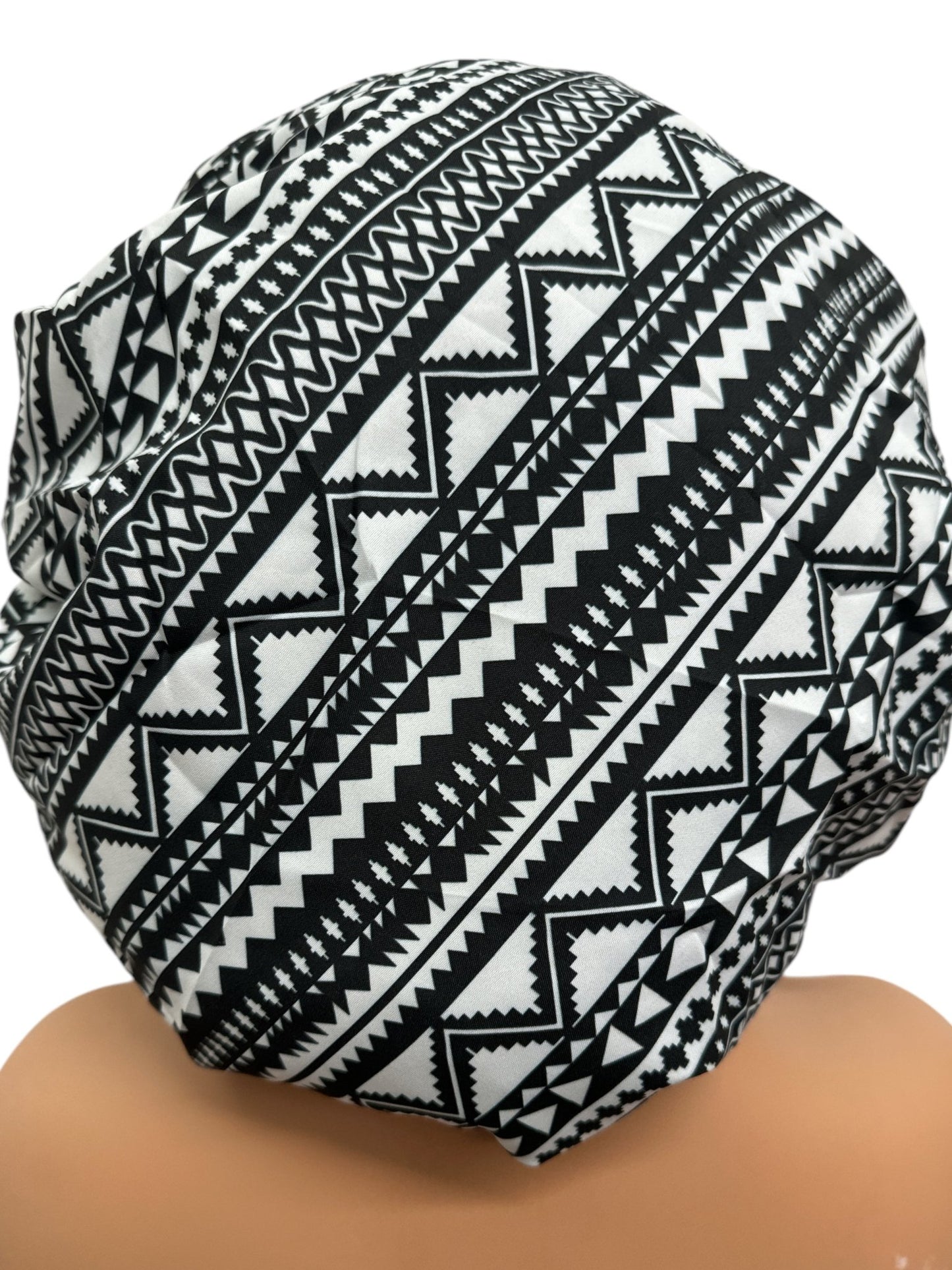 Double - Layered Ankara Satin Silk Reversible Bonnet Cap – Extra Large for Braids & Natural Hair Protection - Fatisha Boutique