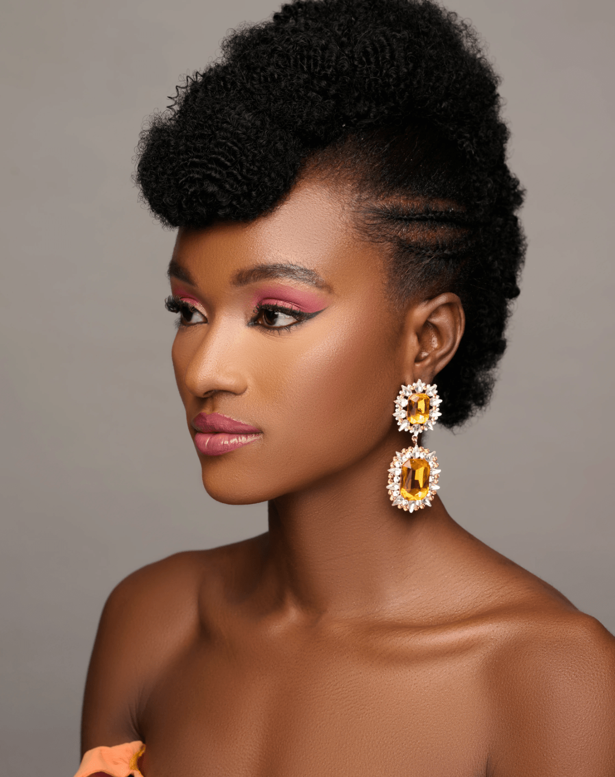 Elegant Diamante Rhinestone Dangle Earrings - Fatisha Boutique