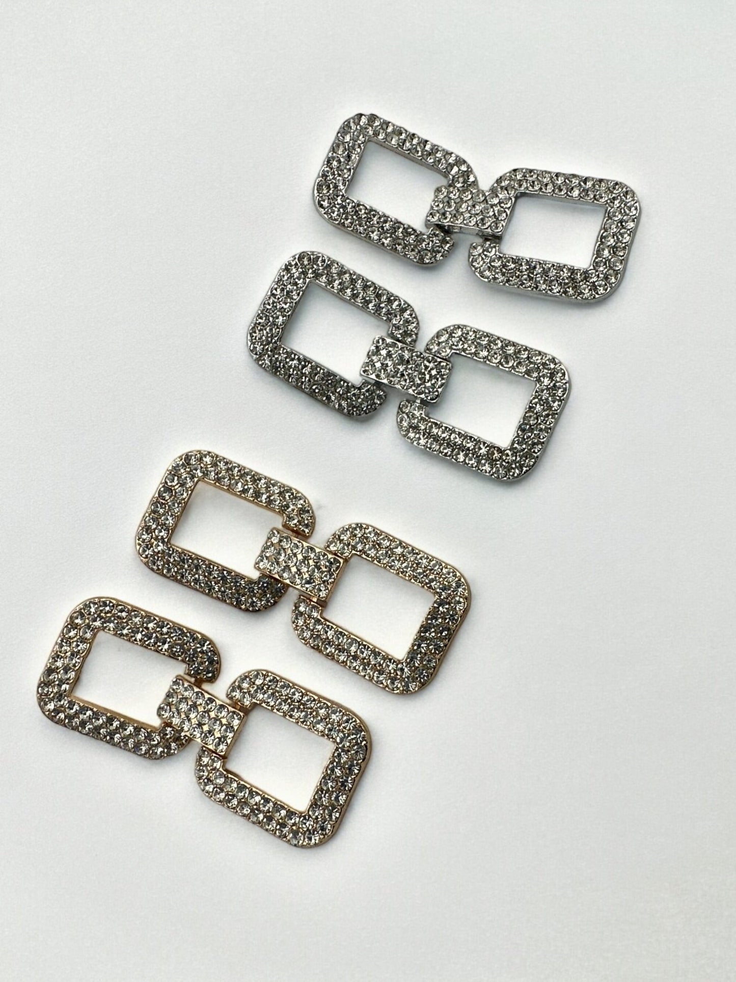 Elegant Diamante Rhinestone Stud Earrings - Fatisha Boutique