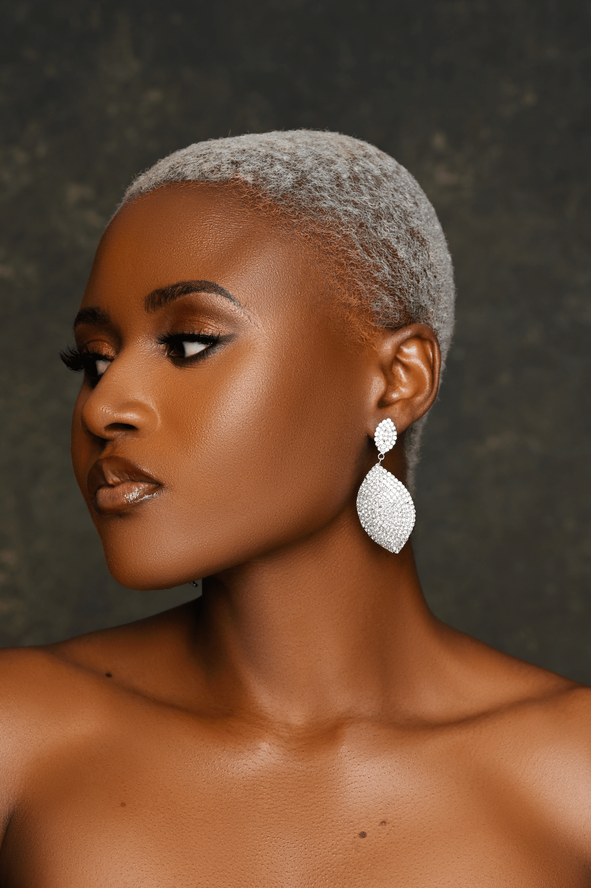 Elegant Diamante Rhinestone Teardrop Dangle Earrings - Fatisha Boutique