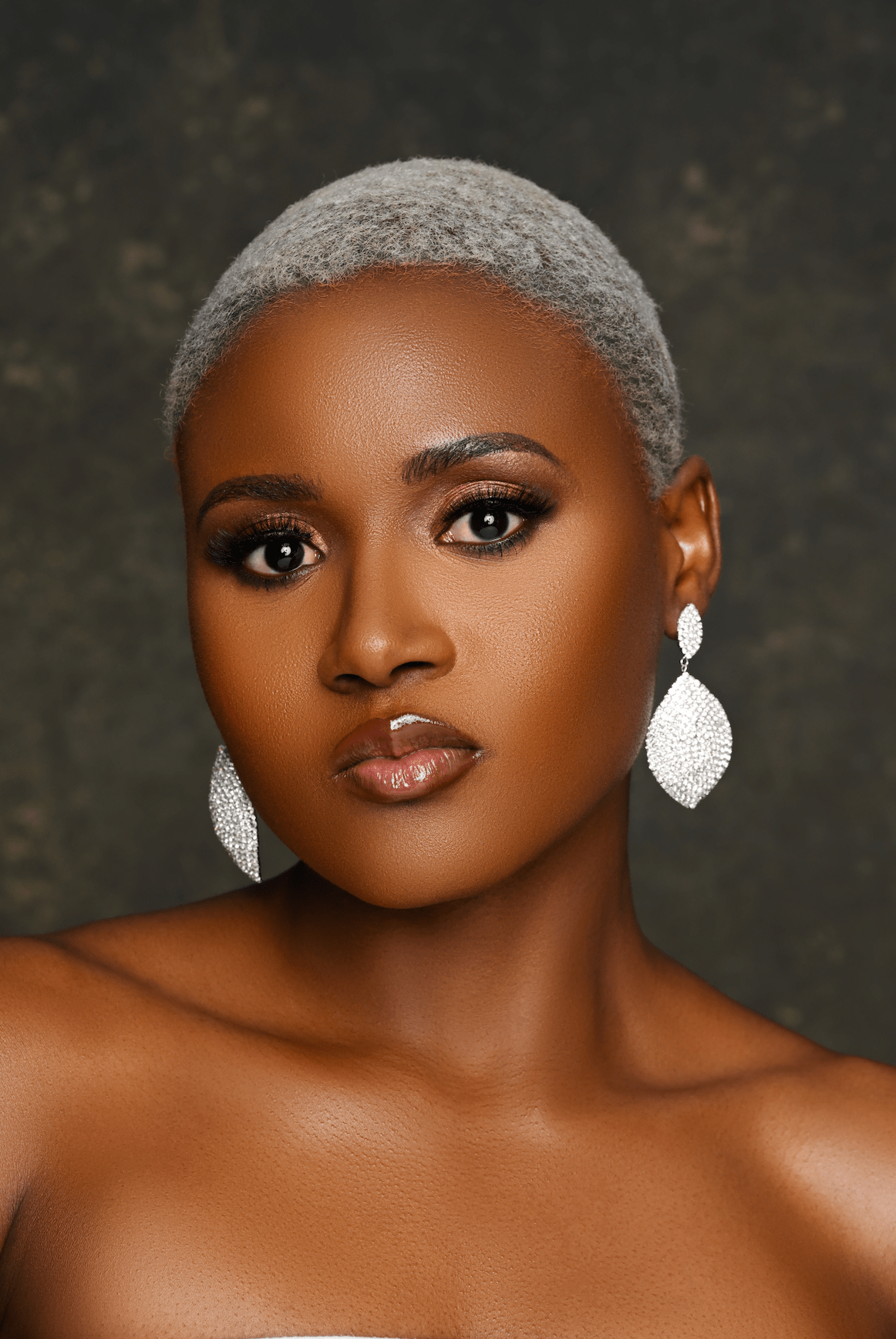 Elegant Diamante Rhinestone Teardrop Dangle Earrings - Fatisha Boutique