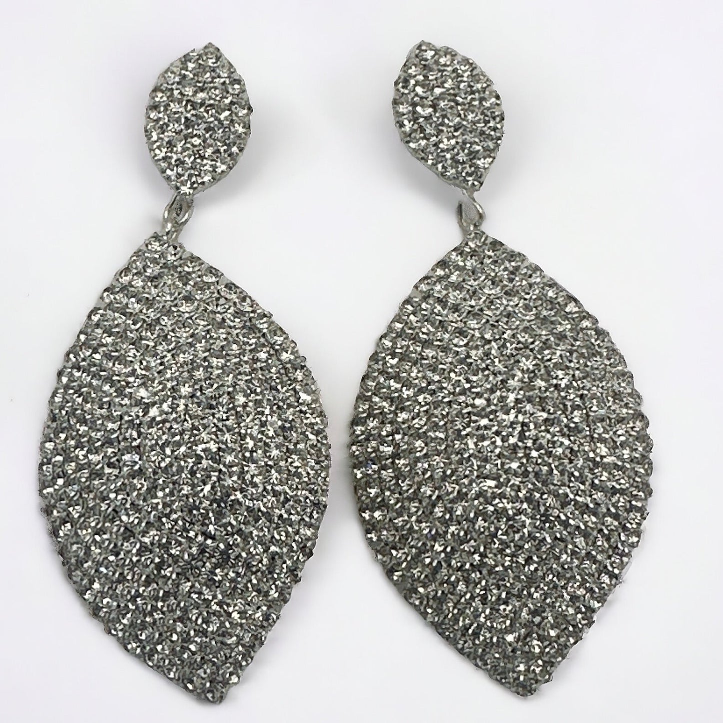Elegant Diamante Rhinestone Teardrop Dangle Earrings - Fatisha Boutique