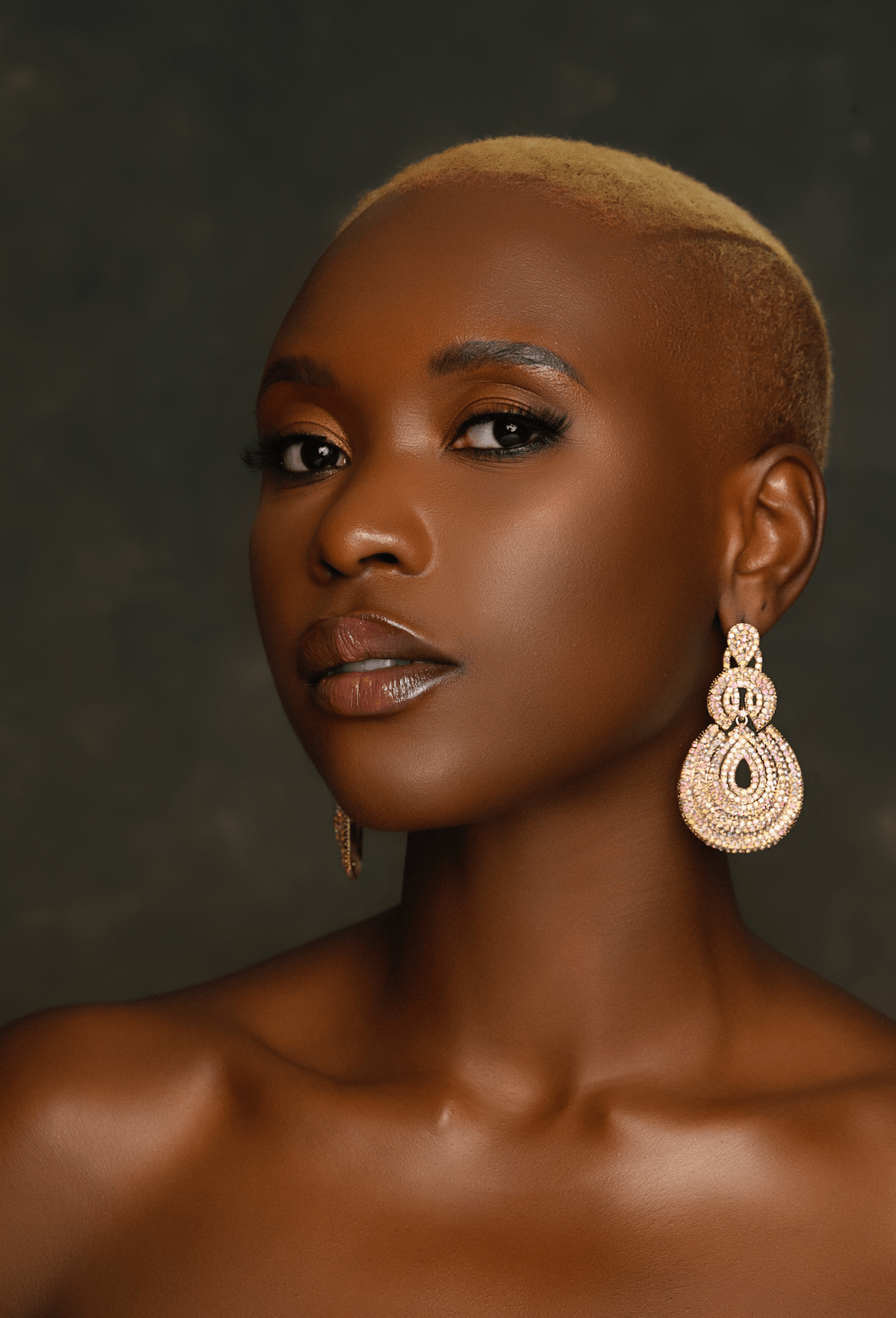 Elegant Long Glamorous Statement Diamante Rhinestone Dangle Earrings - Fatisha Boutique