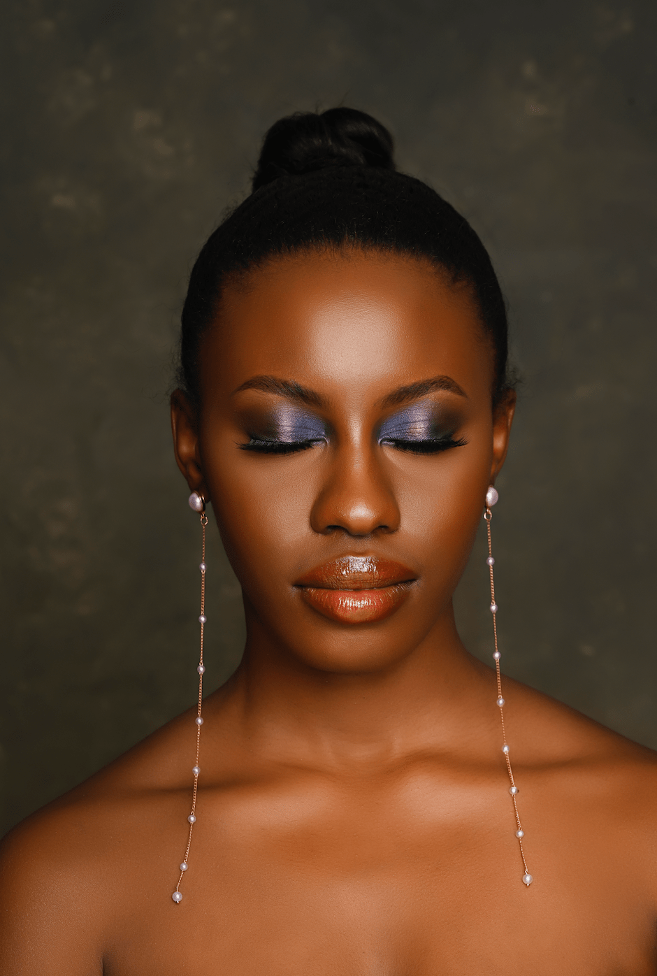 Elegant Long Pearl Drop Earrings – Sophisticated Linear Dangle Earrings for Women - Fatisha Boutique
