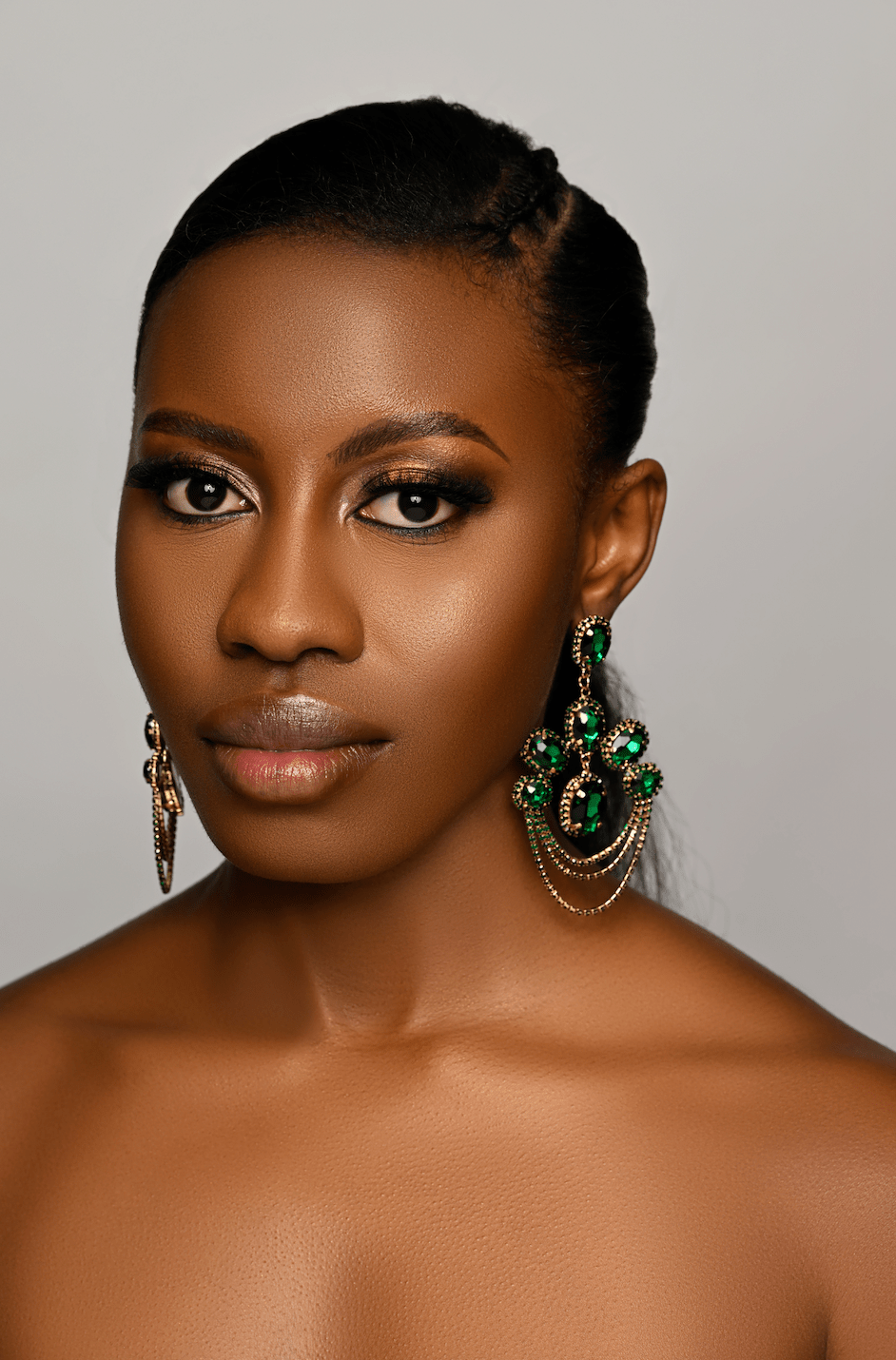 Elegant Luxurious Diamante Rhinestone Sparkle Tassels Statement Earrings - Fatisha Boutique