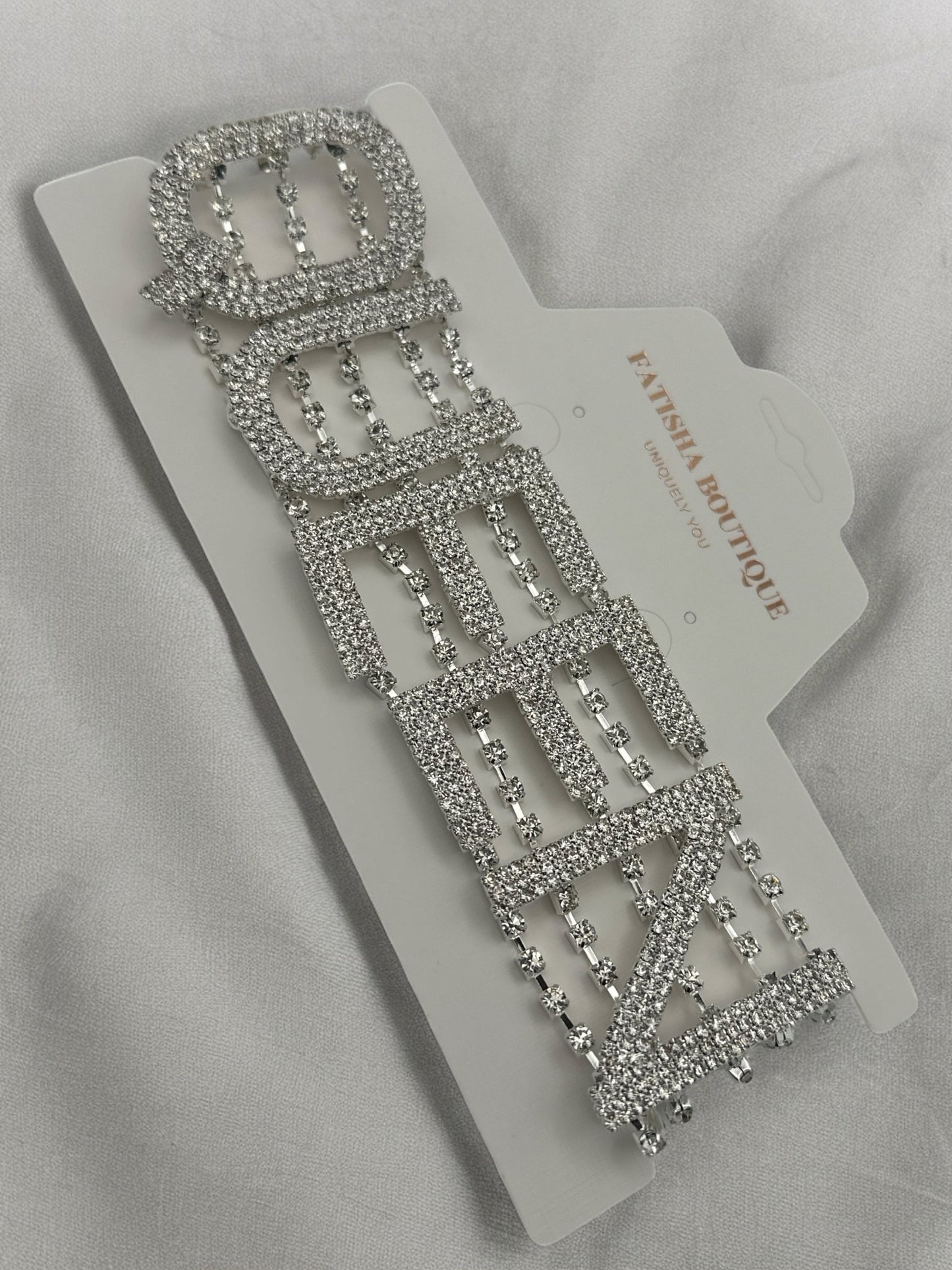 Elegant Queen Word Rhinestones Statement Choker Necklace - Fatisha Boutique