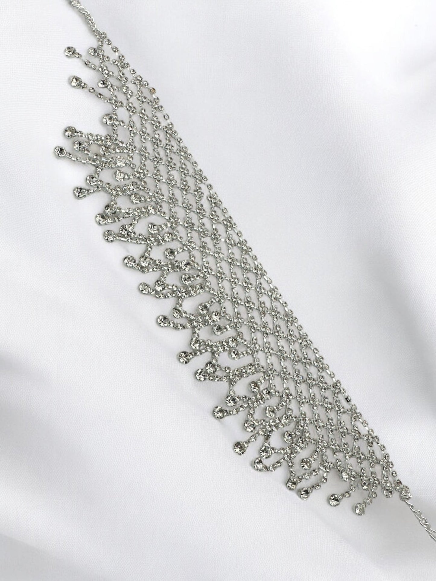 Elegant Rhinestone Choker Necklace - Fatisha Boutique