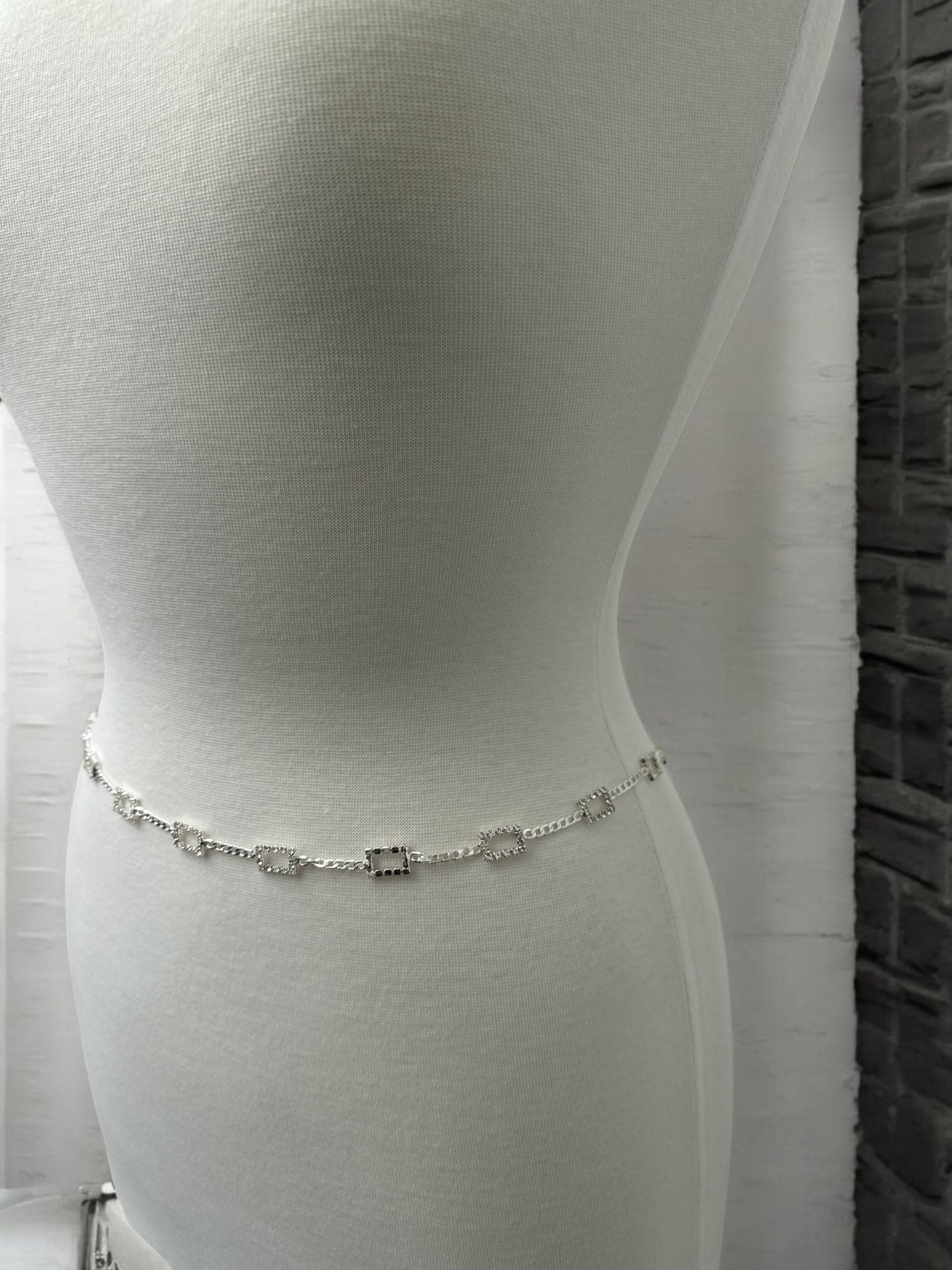 Elegant Rhinestone Waist Belly Chain – Gold & Silver - Fatisha Boutique