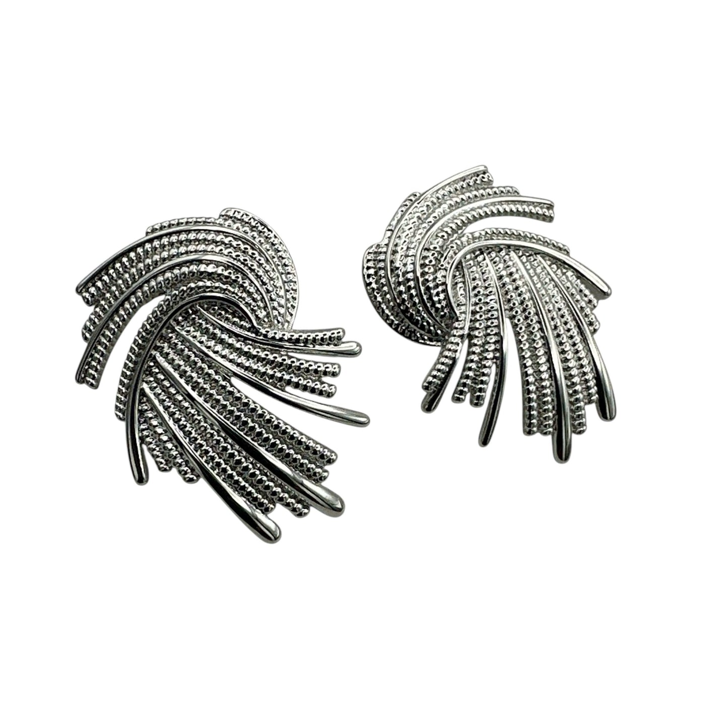 Elegant Twisted Gold Plated Stud Earrings | 2cm & 3cm Options - Fatisha Boutique