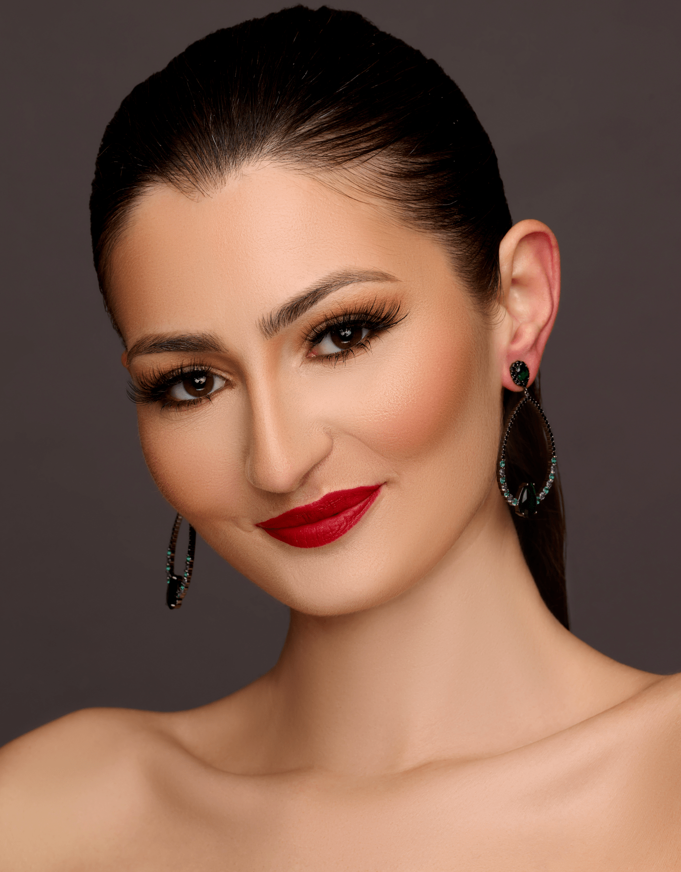 Elegant Vintage Style Rhinestone Teardrop Dangle Statement Earrings - Fatisha Boutique