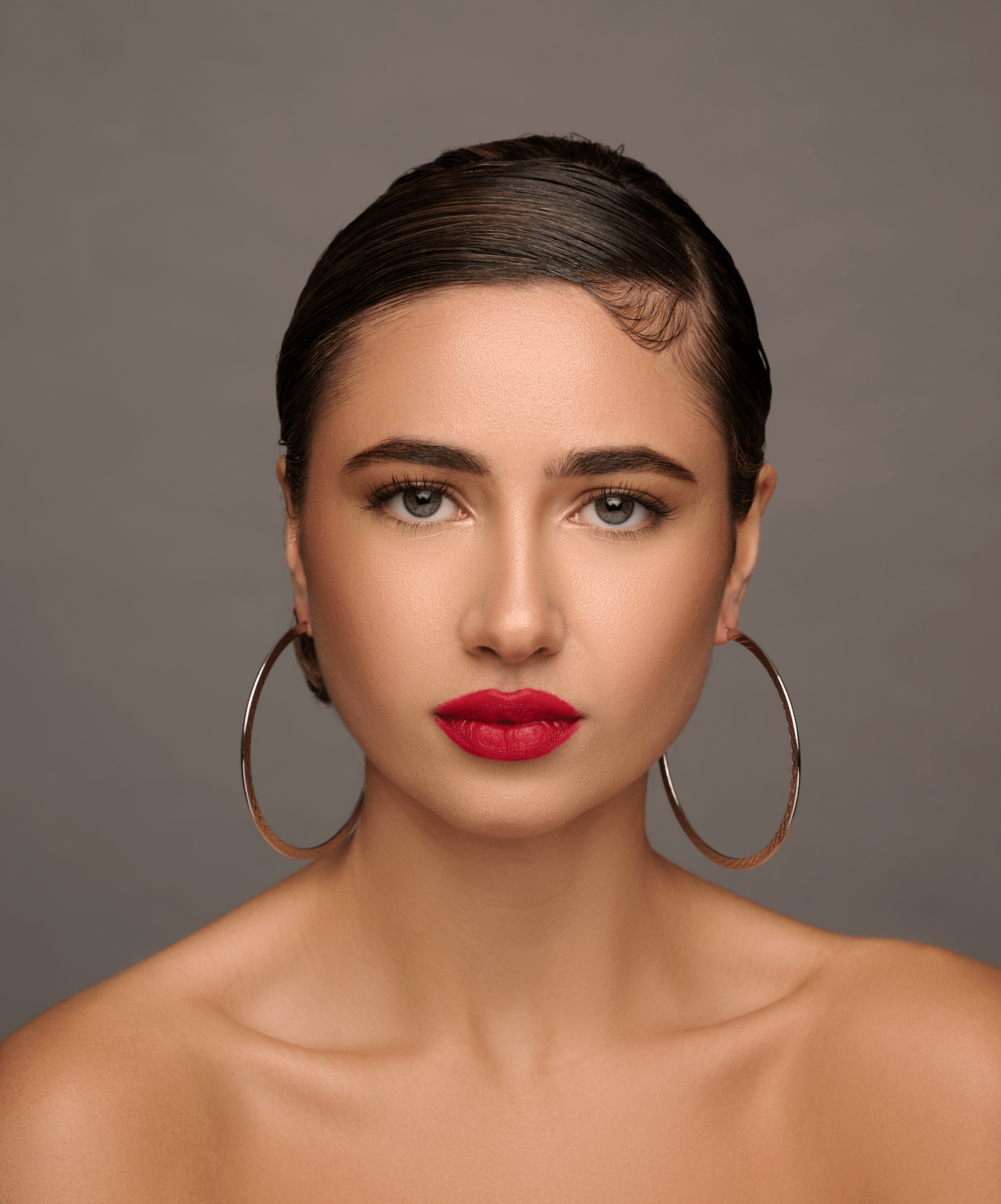 Engraved 8CM Hoop Earrings - Fatisha Boutique